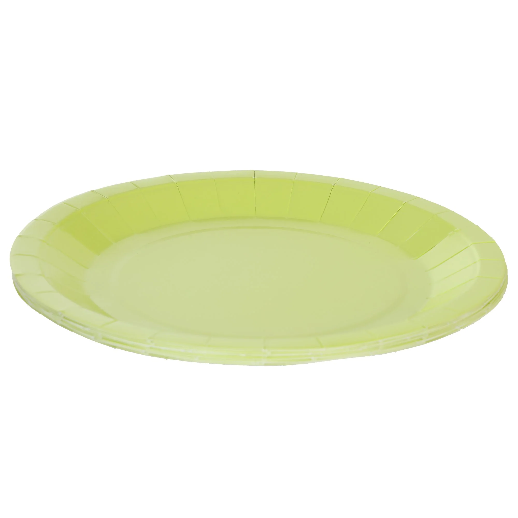 10 assiettes en carton anis - Image 2