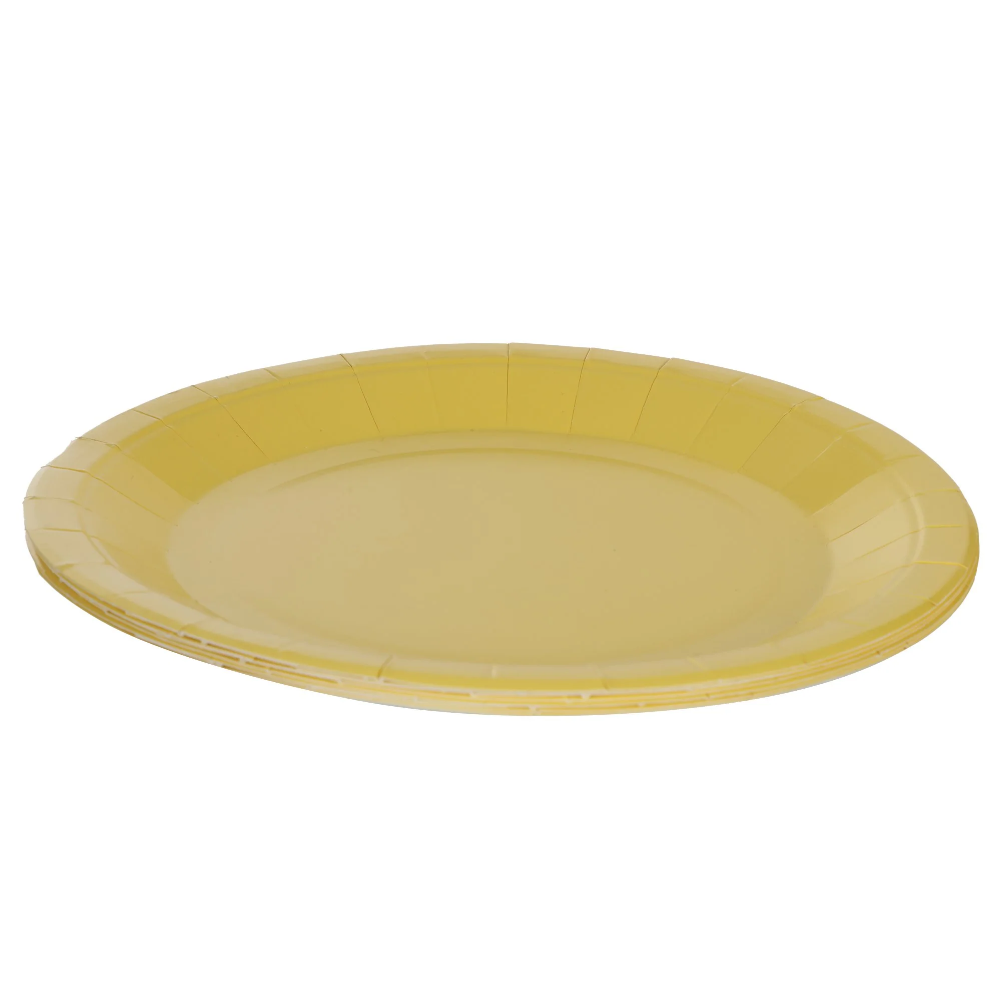 10 assiettes en carton canari - Image 2