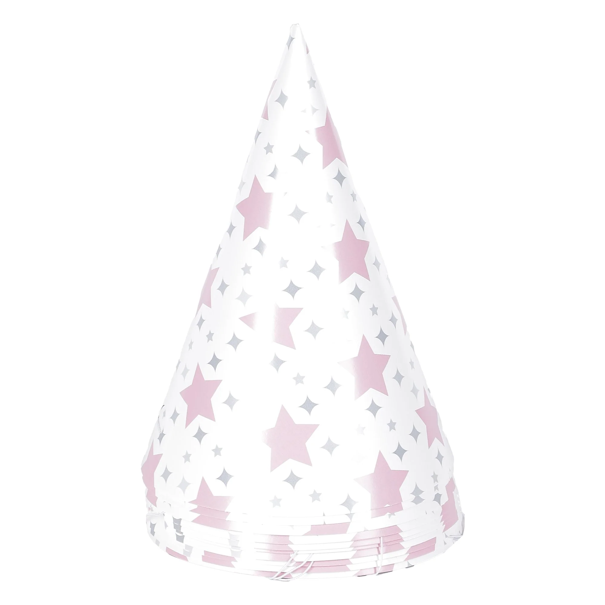 10 chapeaux d'anniversaire  - Rose
