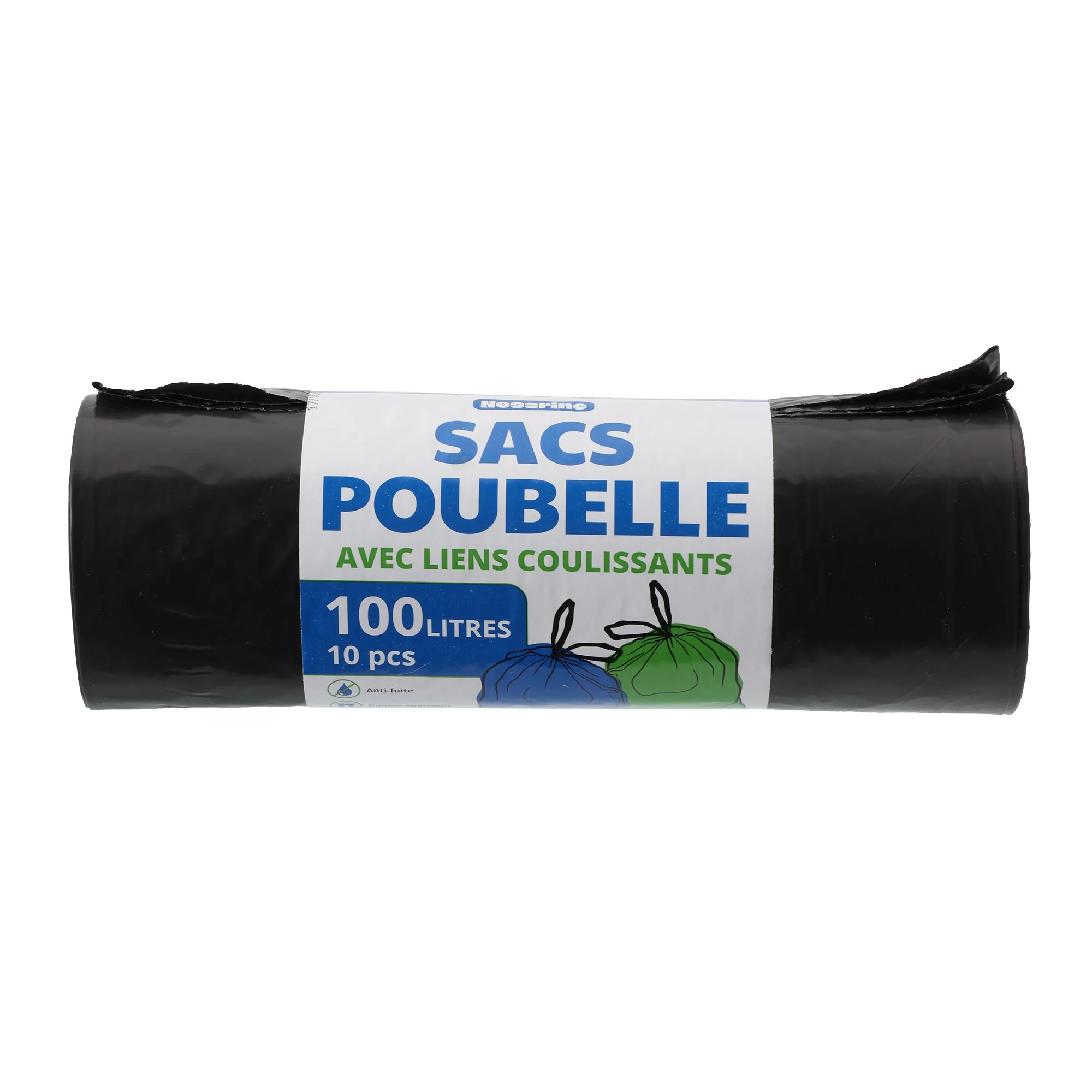 10 sacs poubelle 100 L
