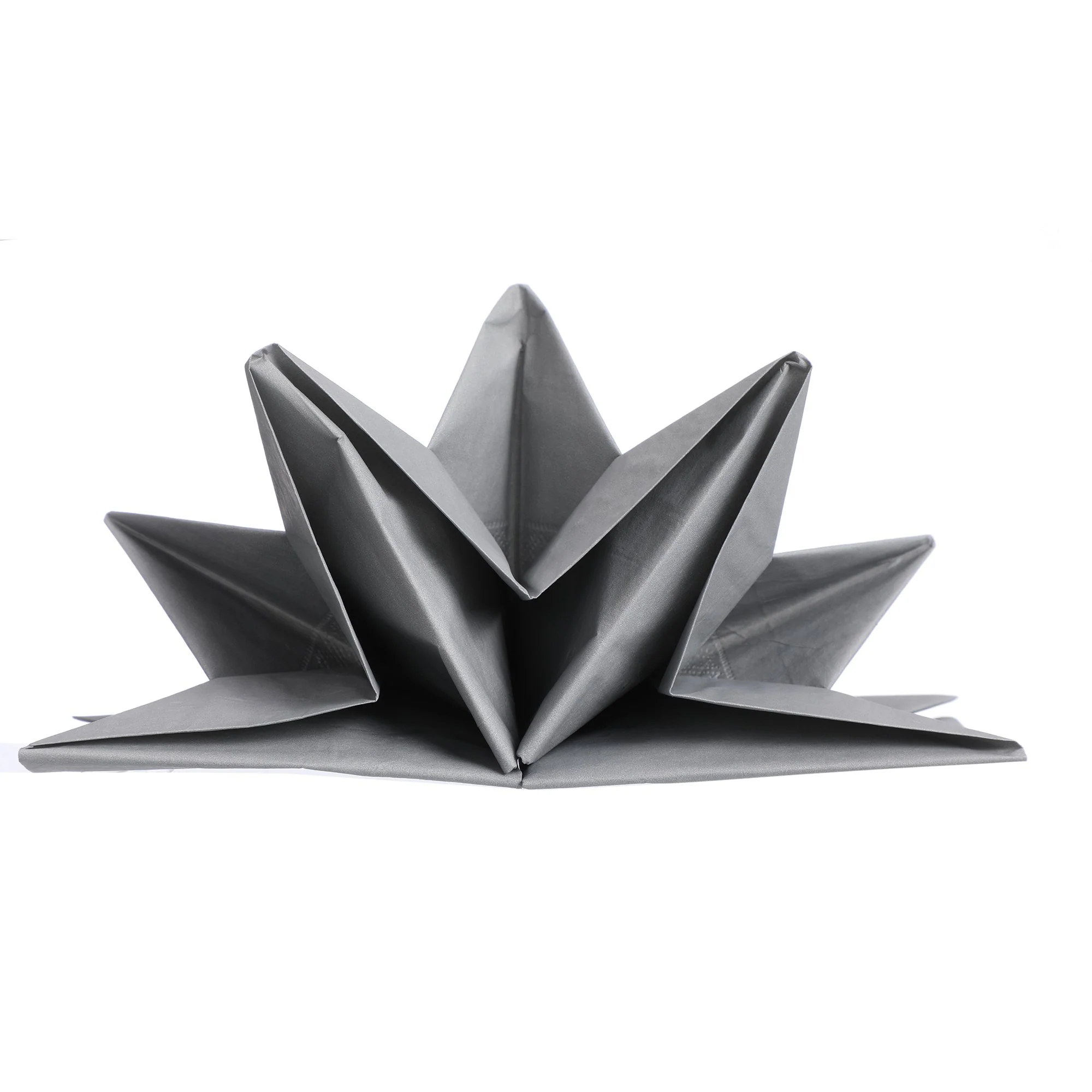 10 serviettes en papier uni - Noir - Image 4