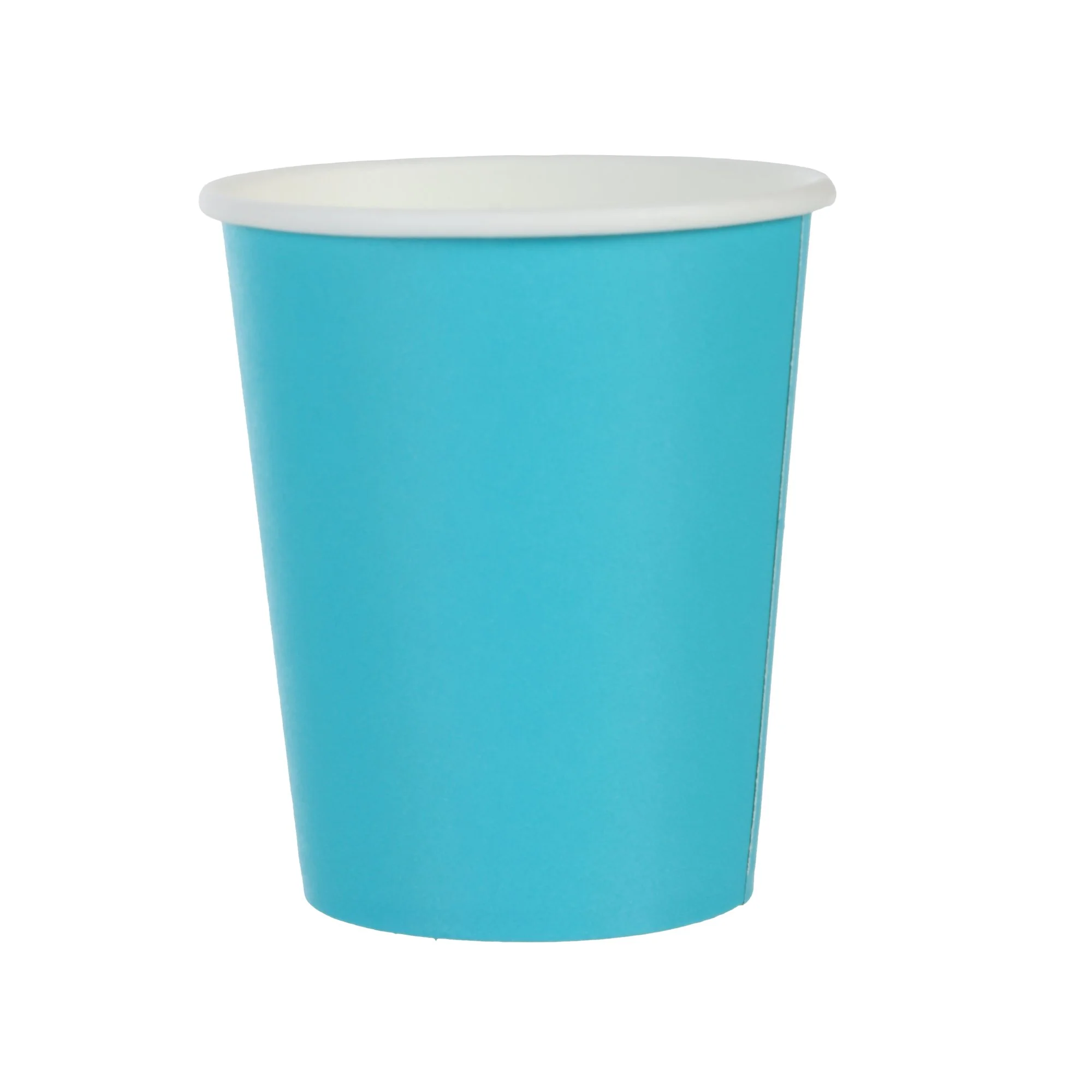 12 gobelets en carton turquoise - Image 2