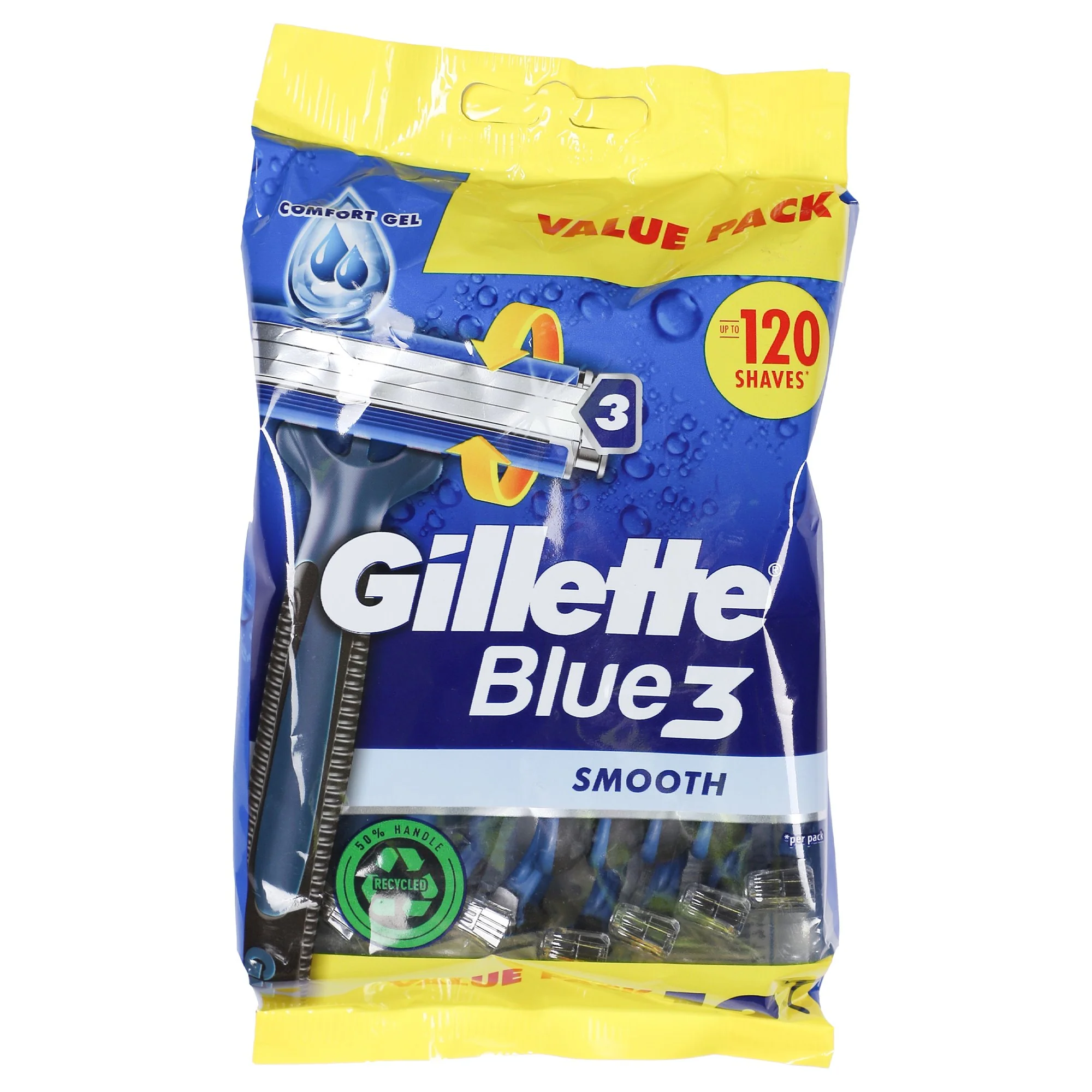 12 rasoirs jetables Blue 3 Smooth