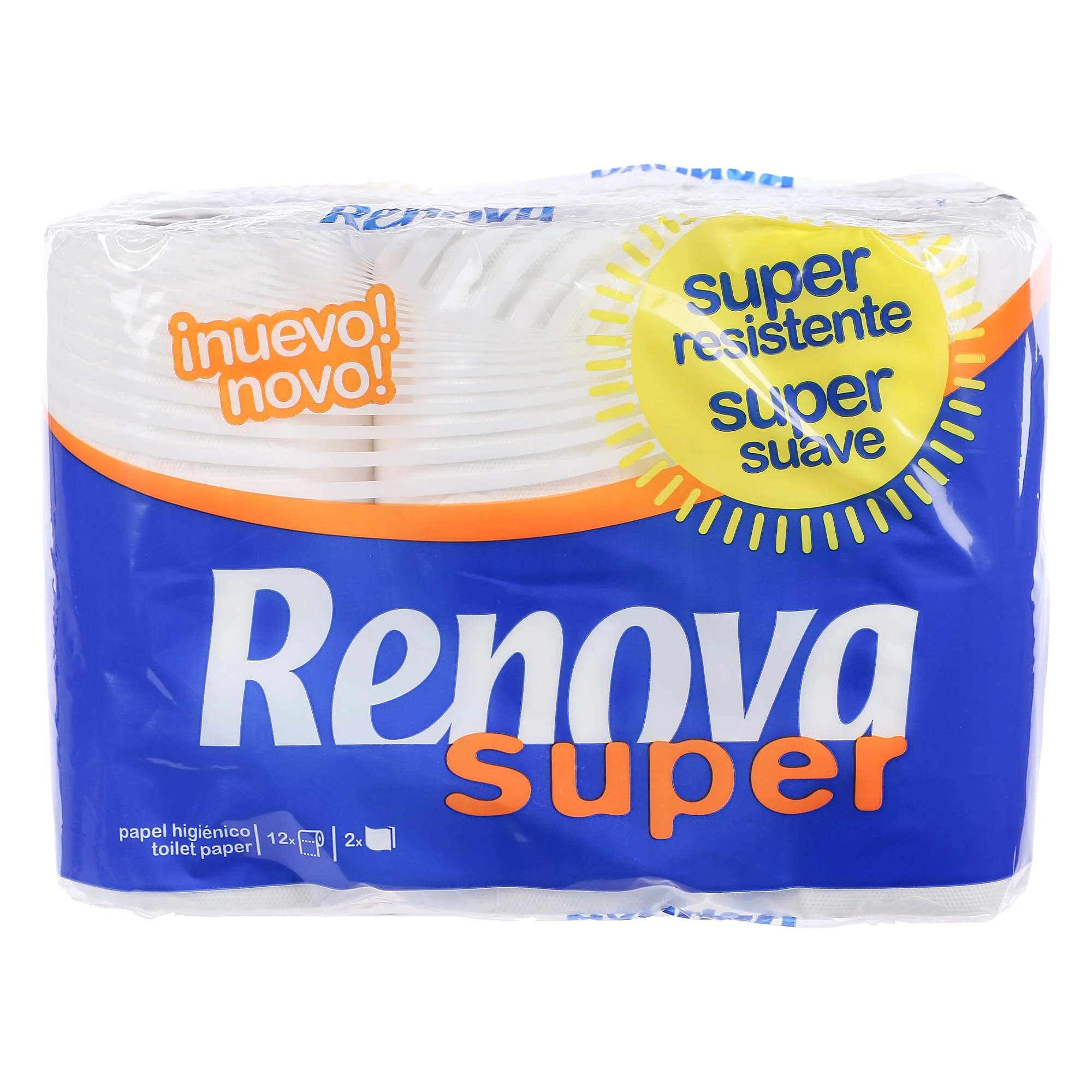 12 rouleaux de papier toilette super résistant