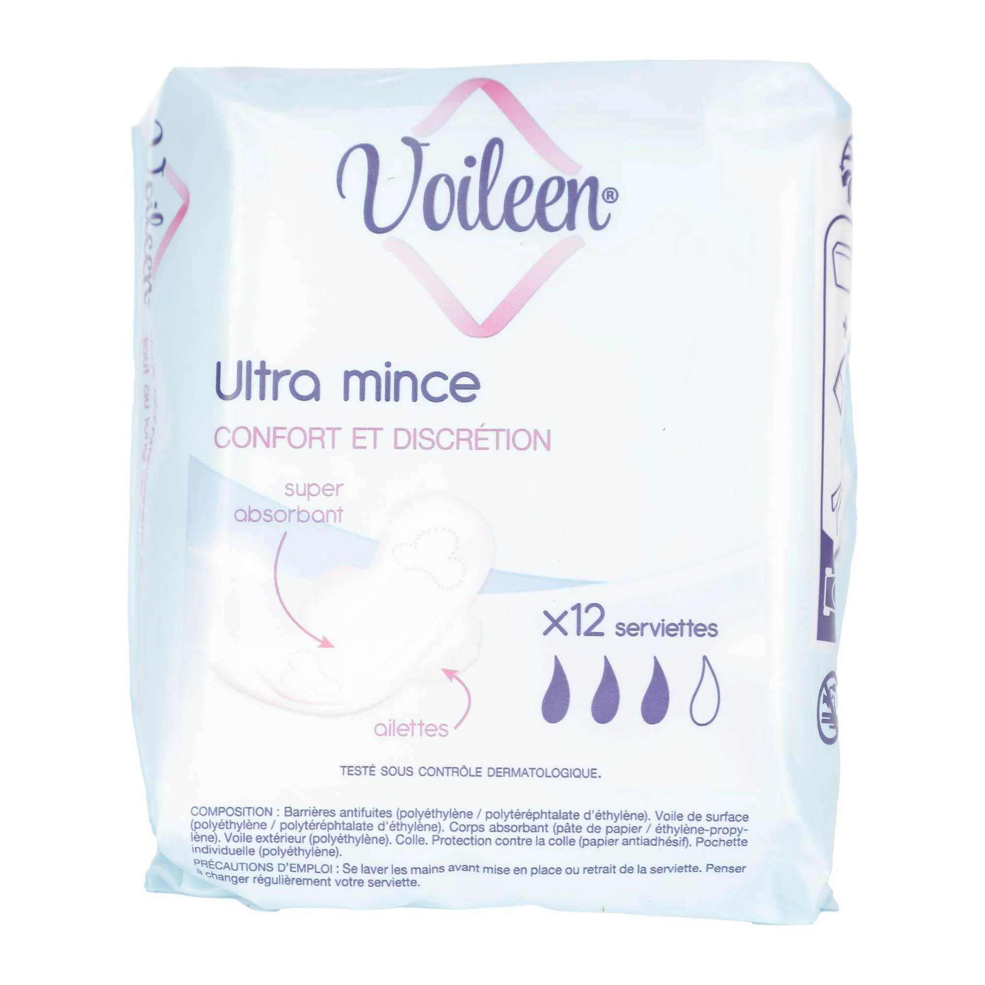 12 serviettes hygiéniques ultra minces jour - Image 2