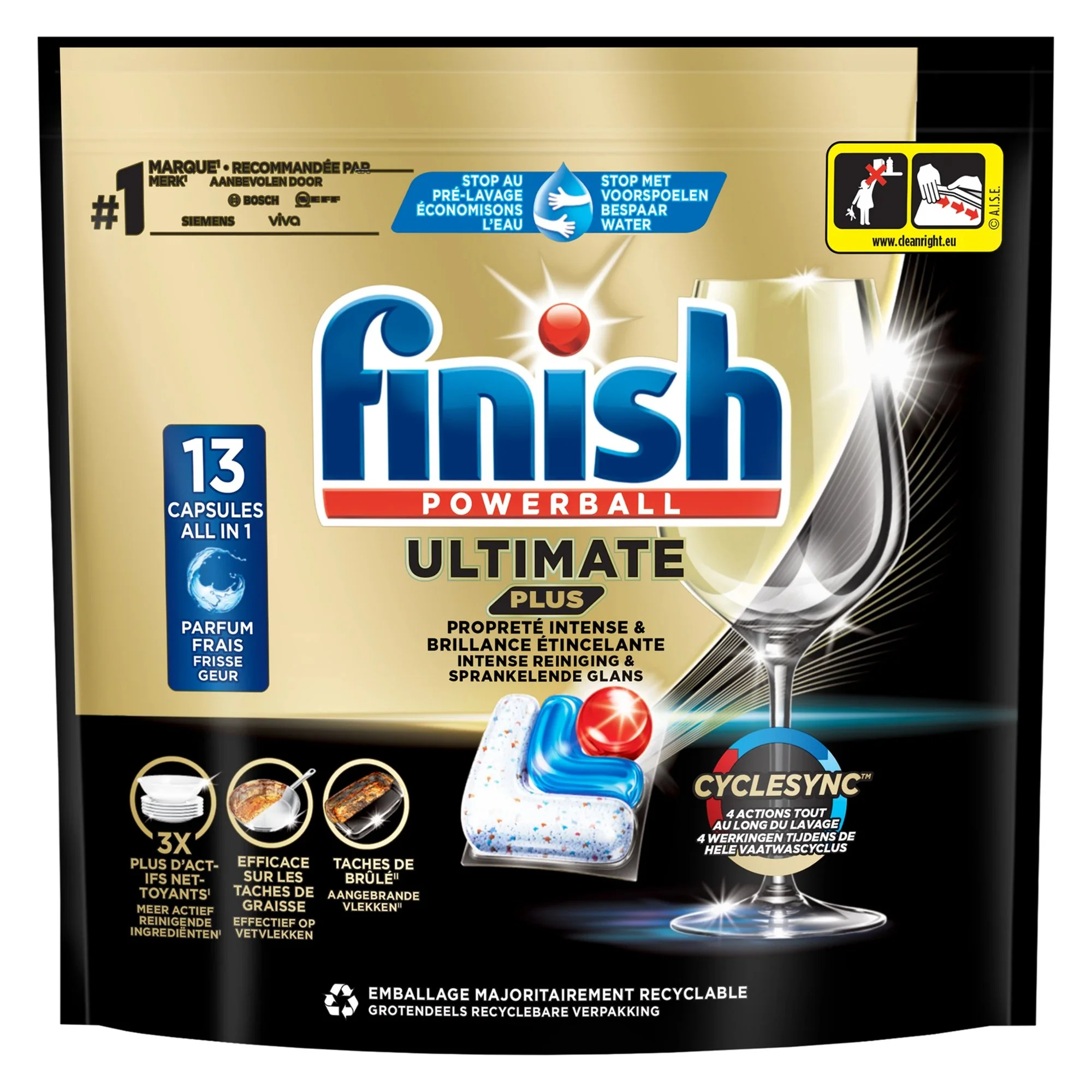 13 tablettes lave-vaisselle ultimate plus