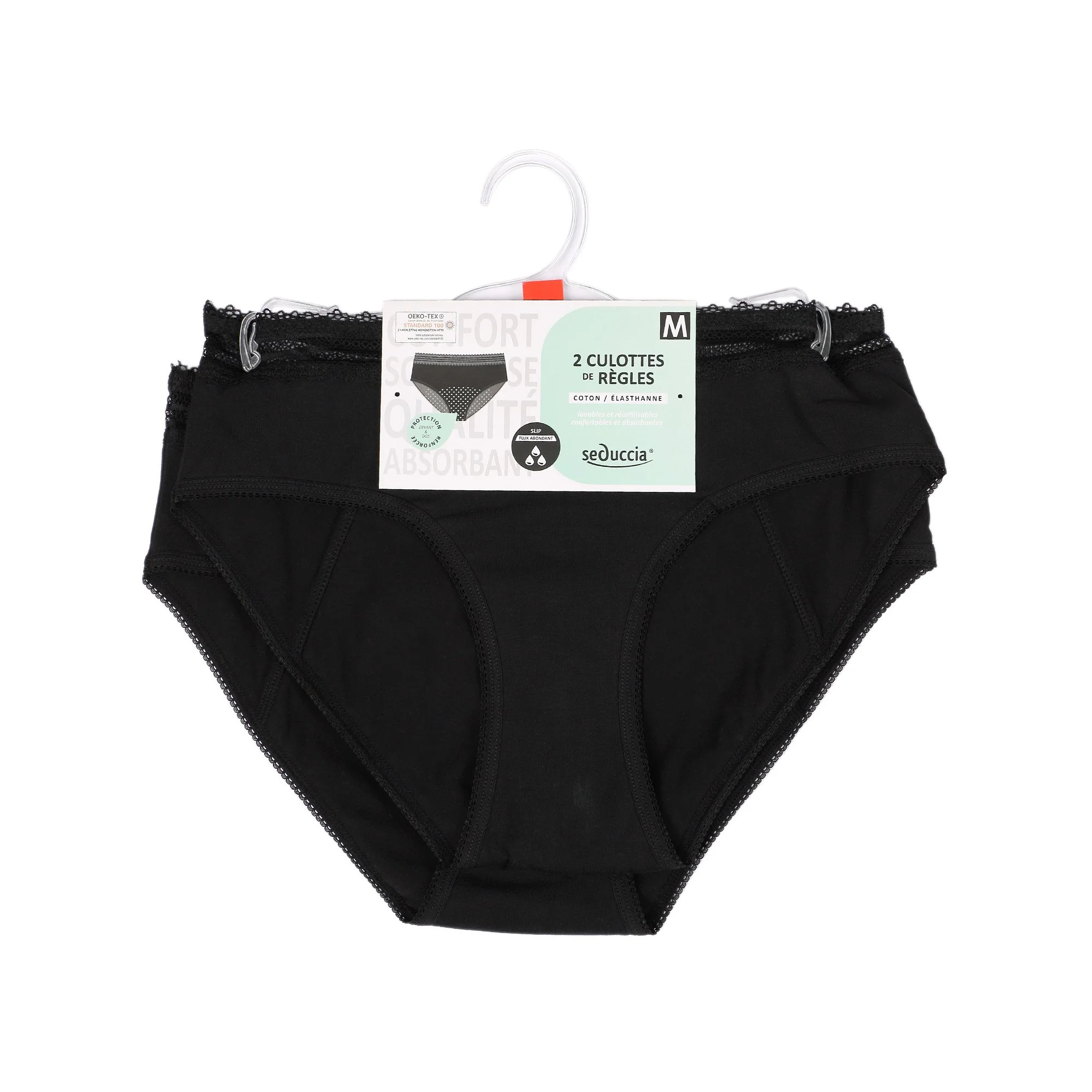2 culottes menstruelles flux abondant - Image 3