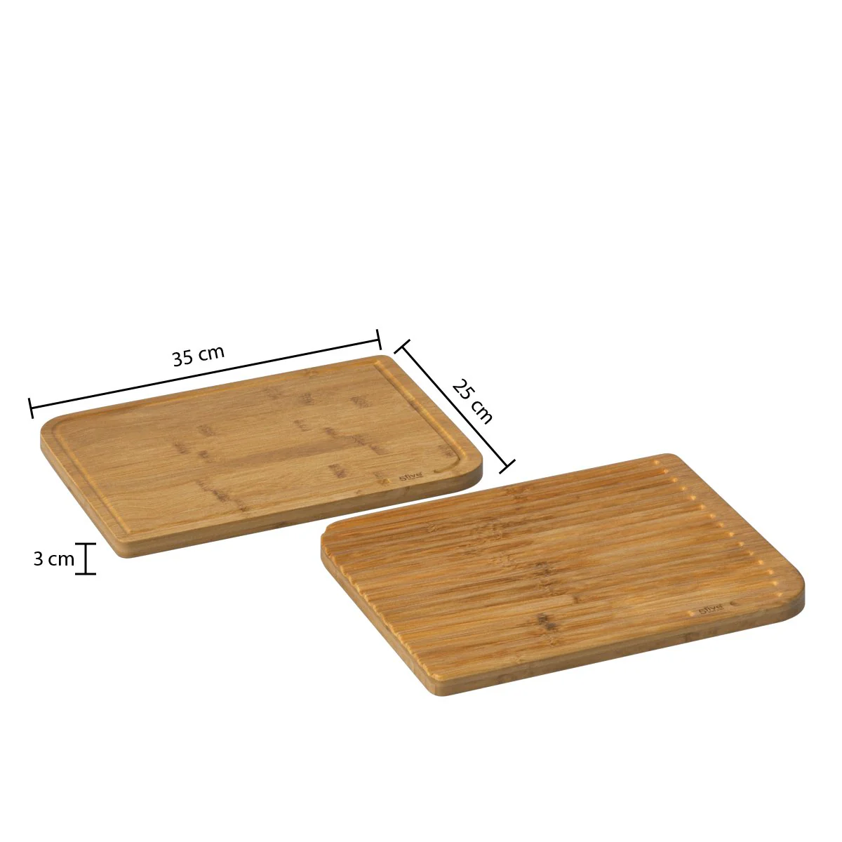2 Planches à découper en bambou - Image 3