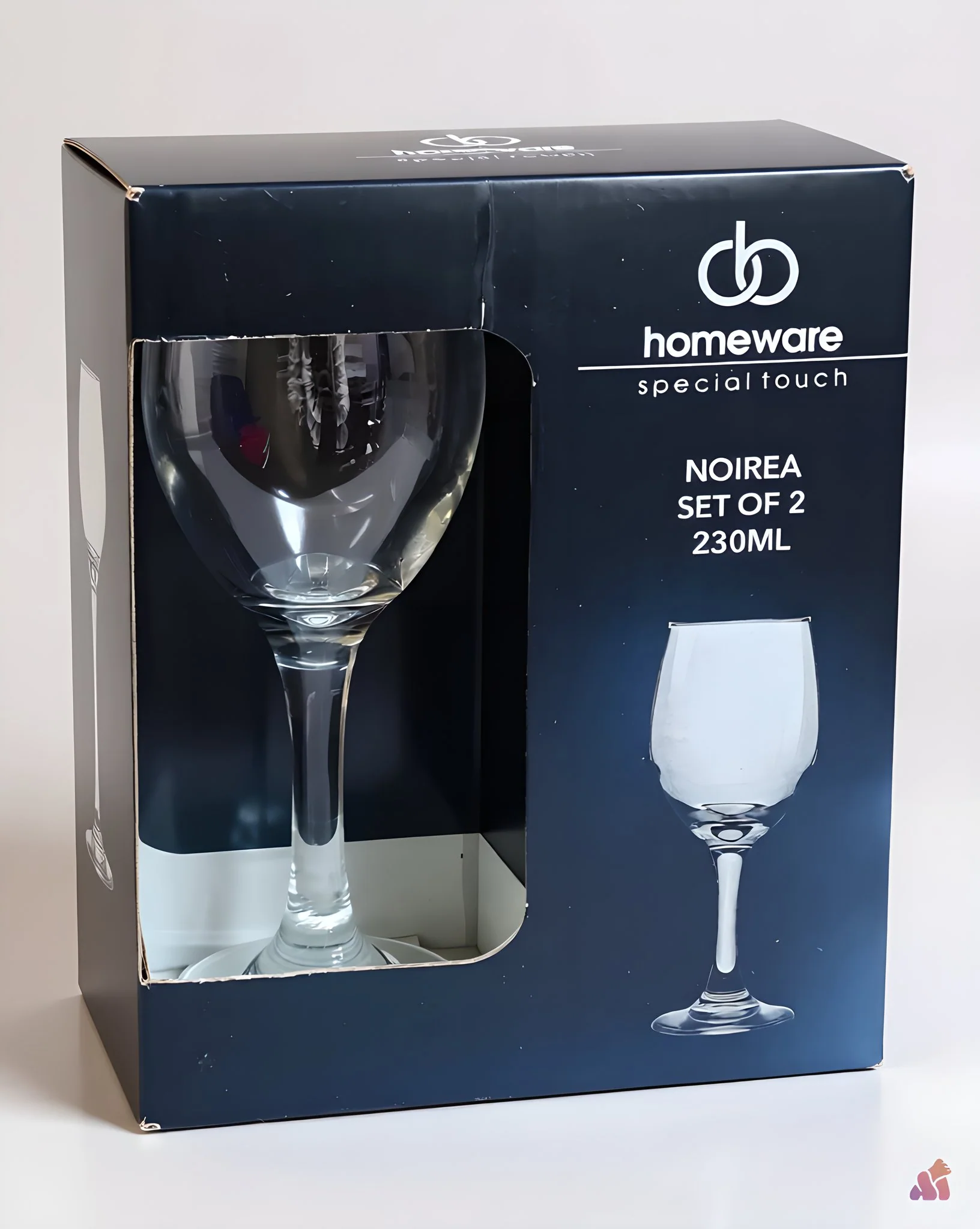 2 verres à vin - Image 2