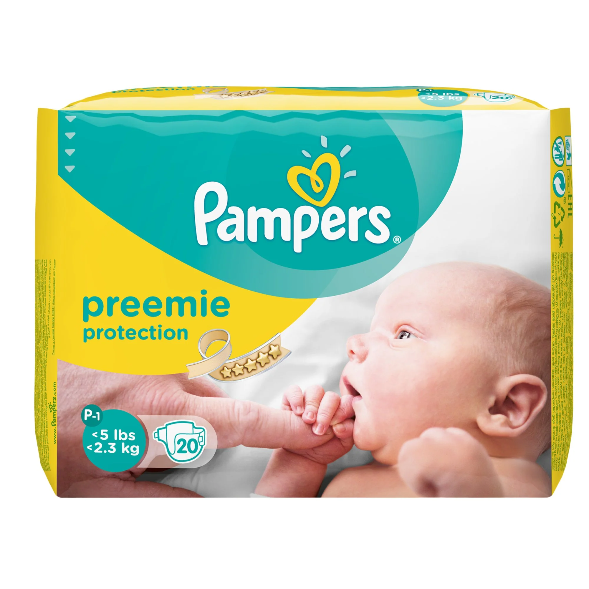 20 couches prématurés P1 preemie protection