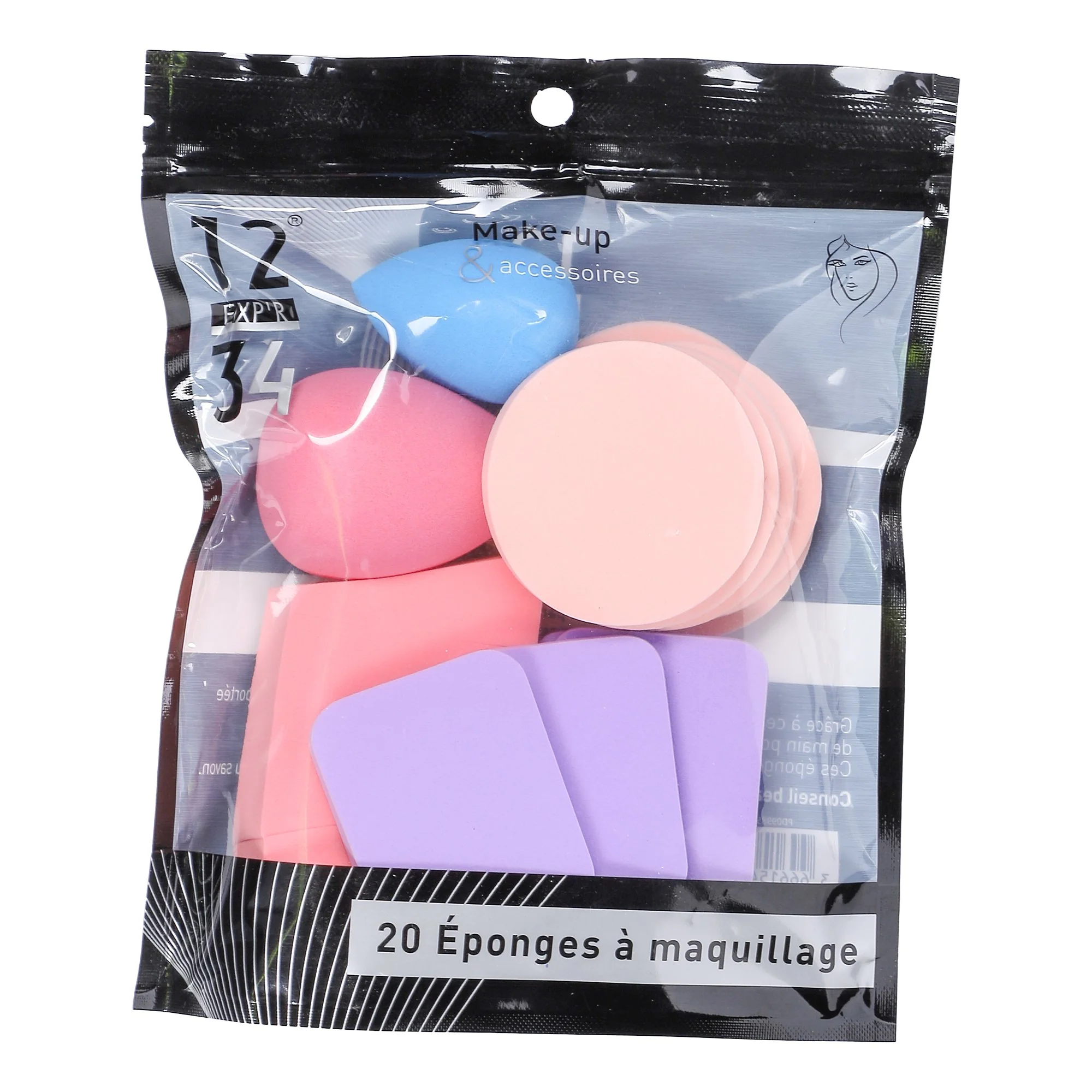 20 éponges à maquillage