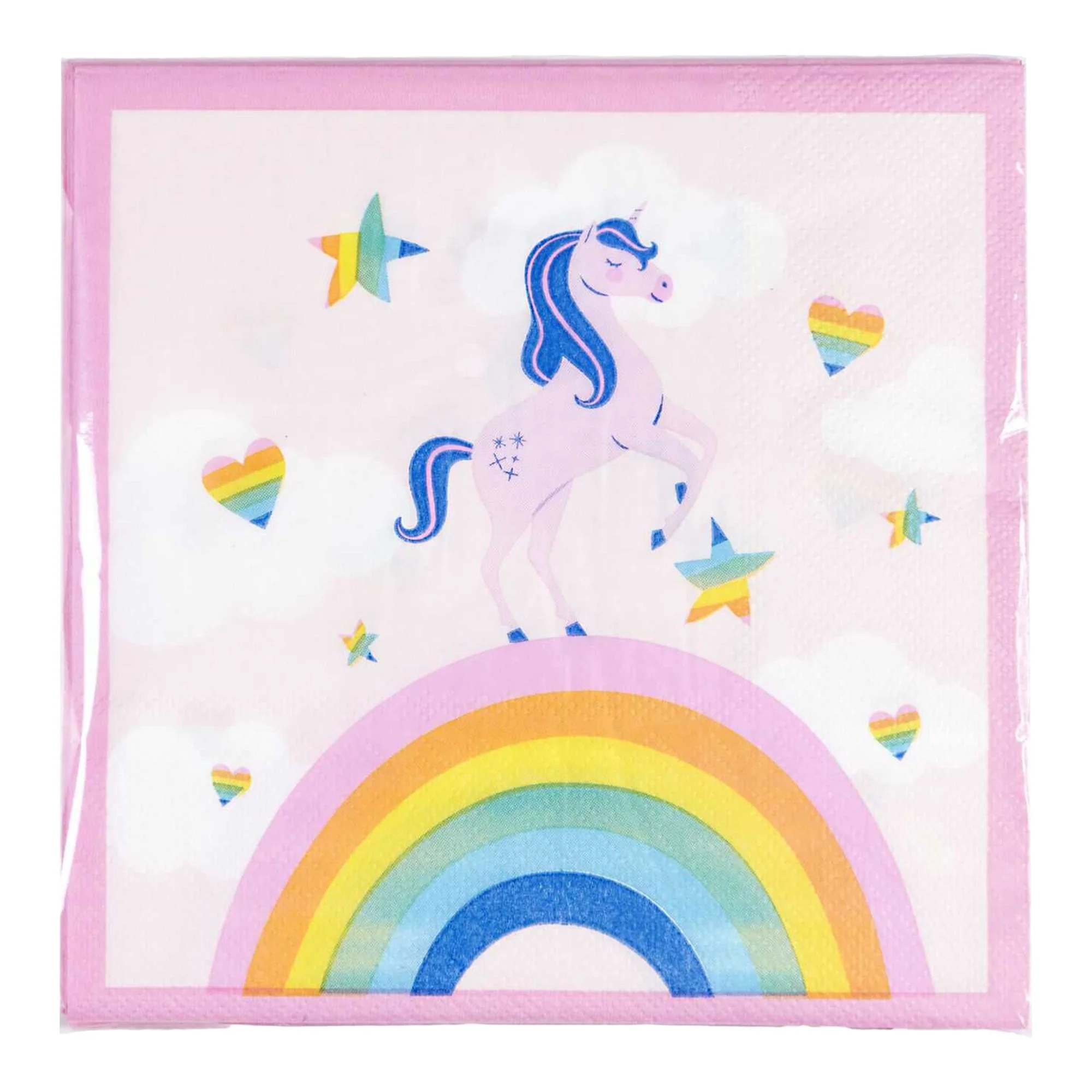 20 serviettes en papier Licorne