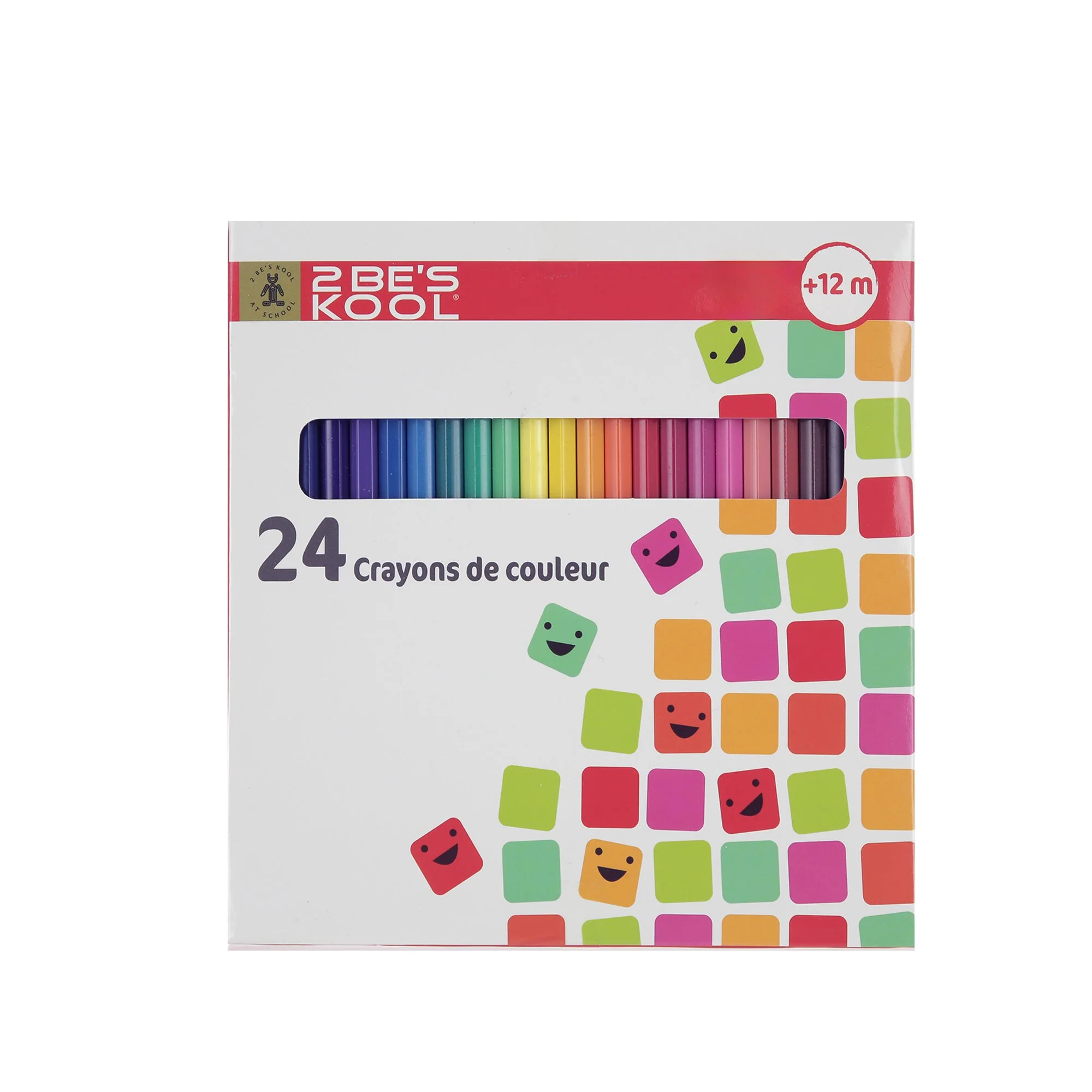 24 Crayons de couleur