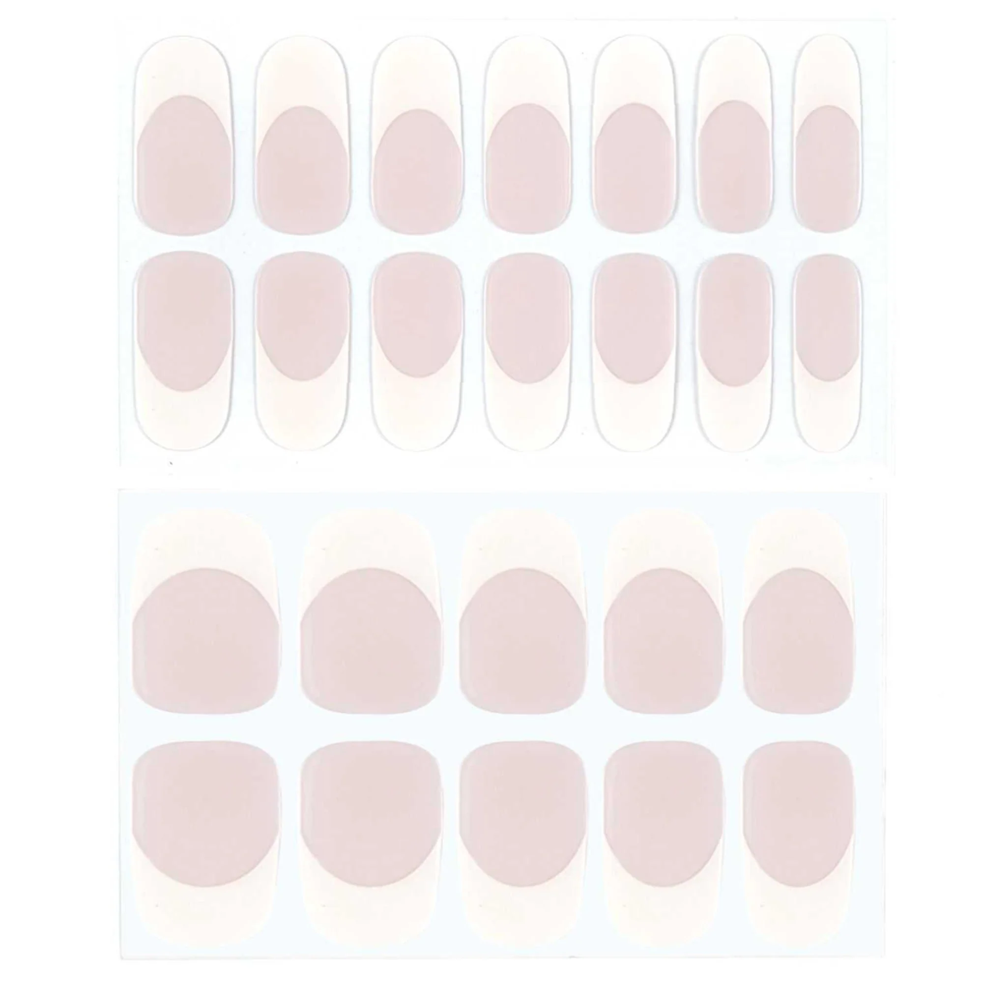 24 Stickers ongles Gel UV French Manucure - Image 3