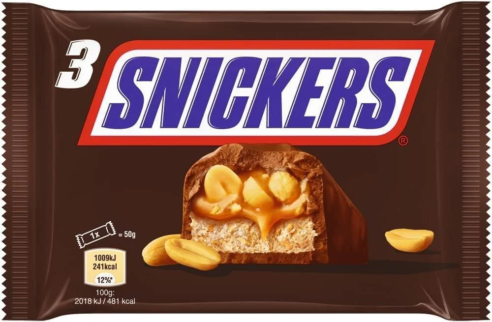 3 barres chocolatées cacahuÚtes
