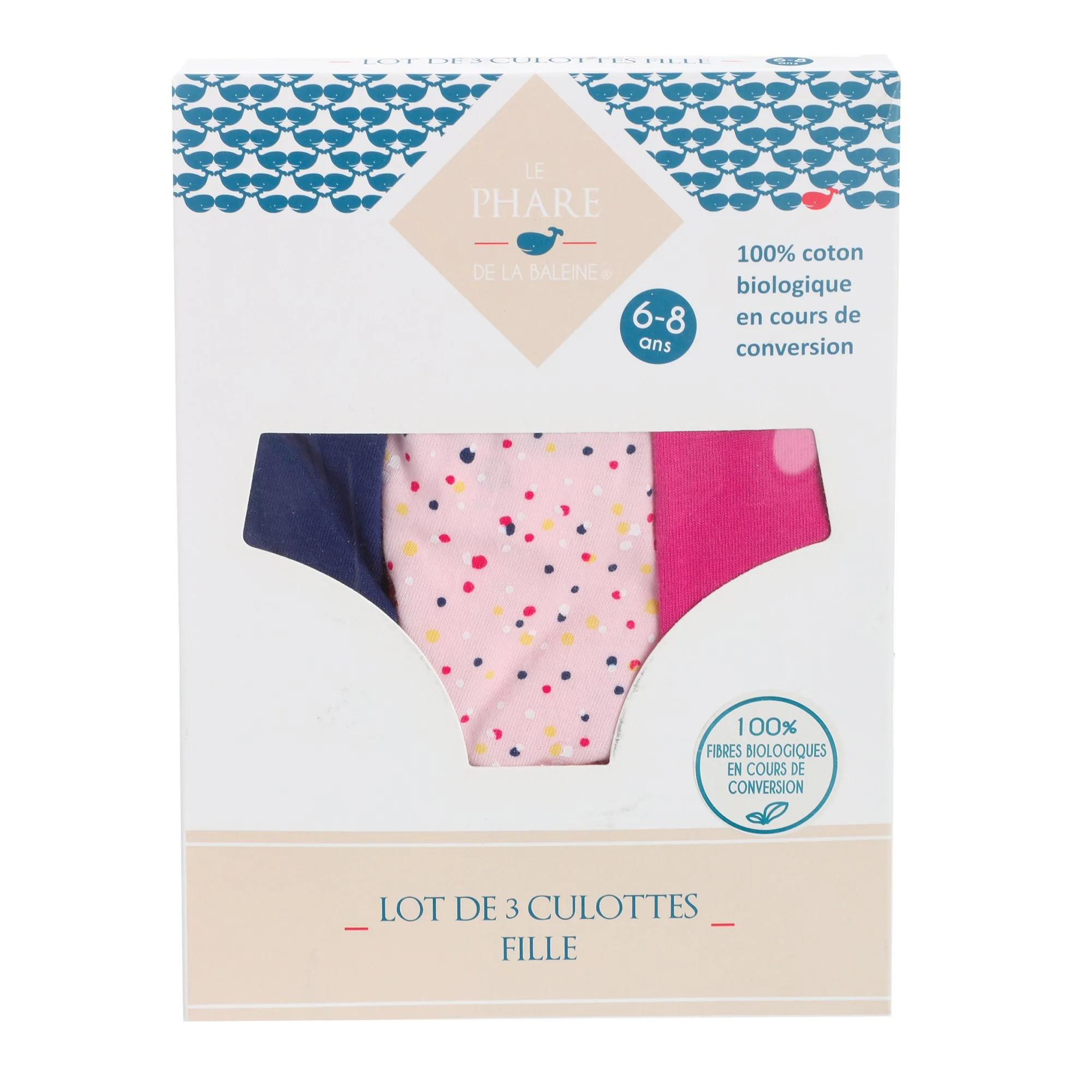 3 CULOTTES COTON BOITE - Image 3