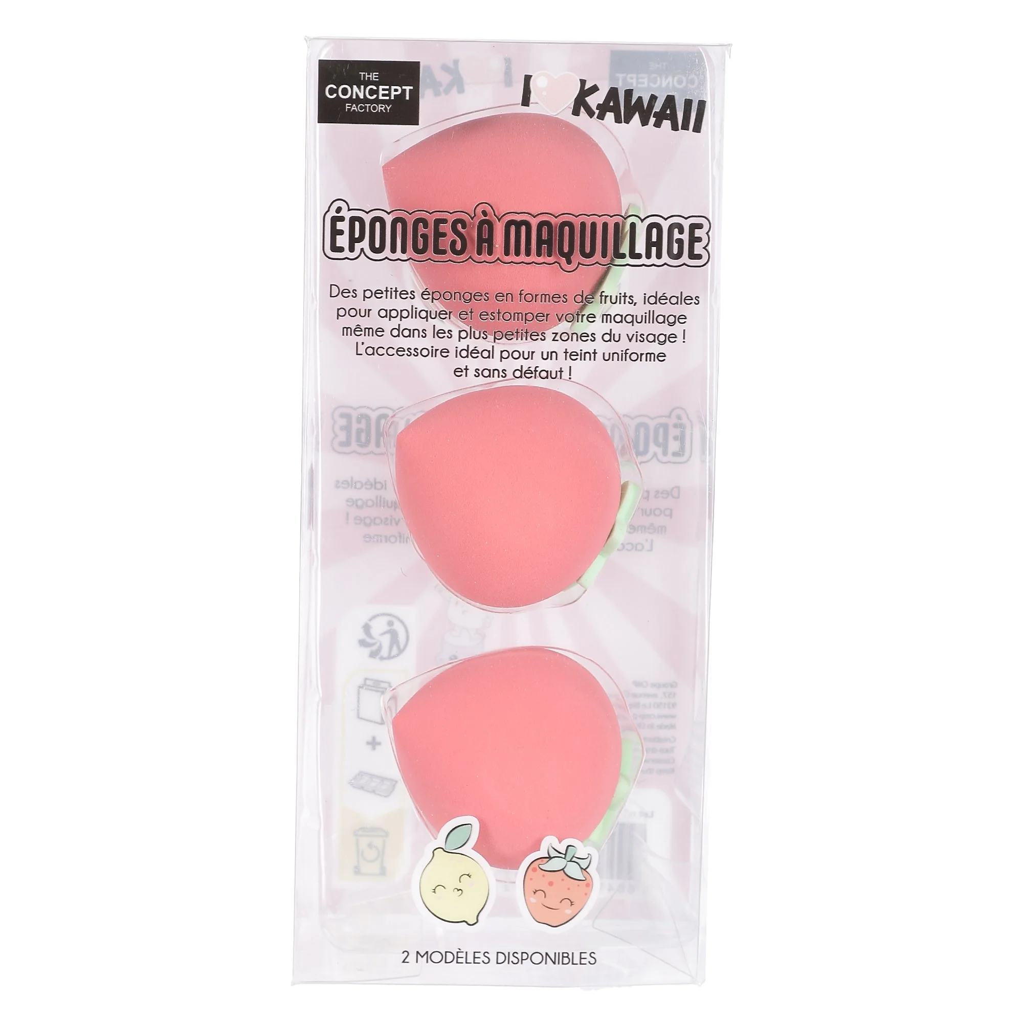 3 éponges à maquillage fruits KawaÏ - Image 3