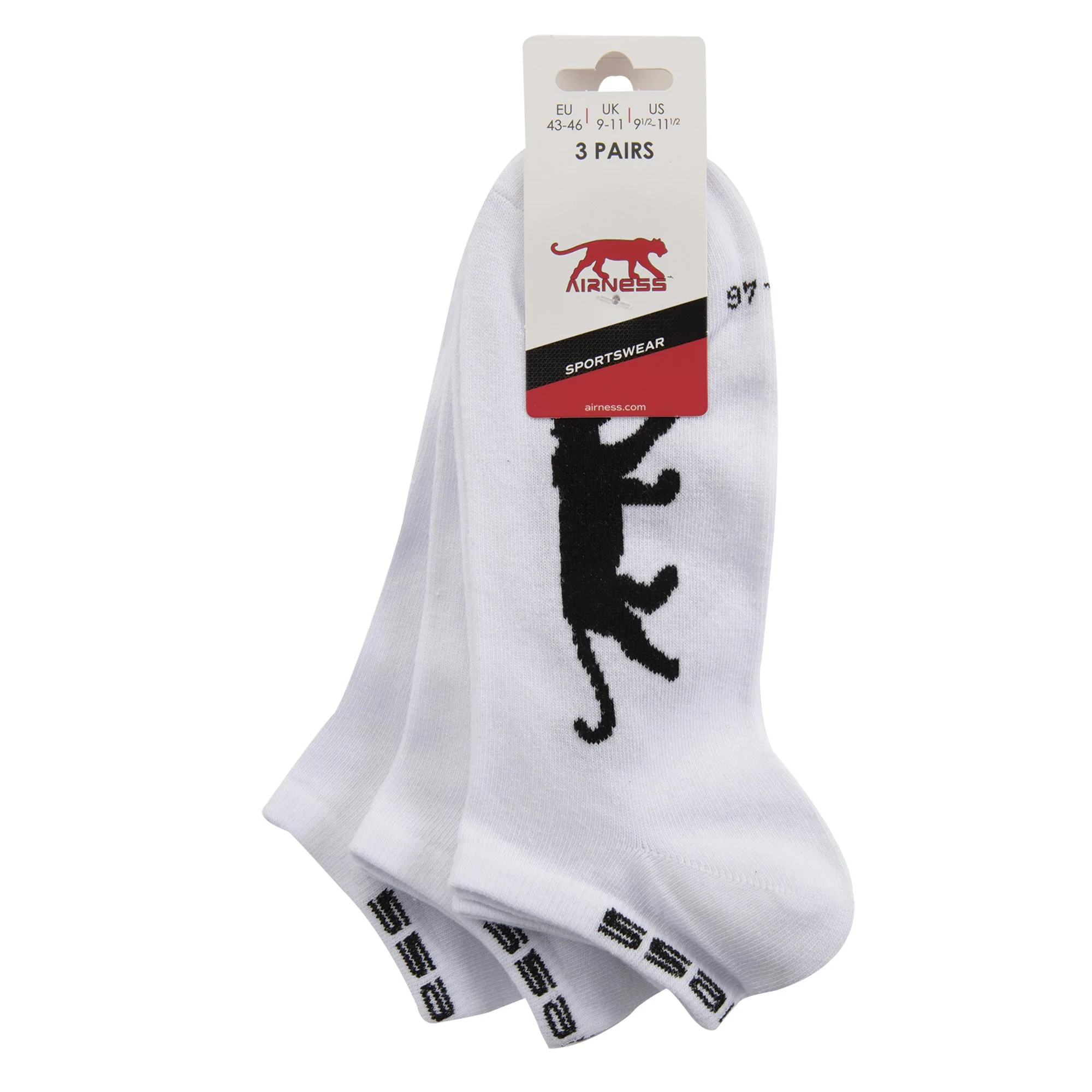 3 paires de chaussettes courtes 39/46
