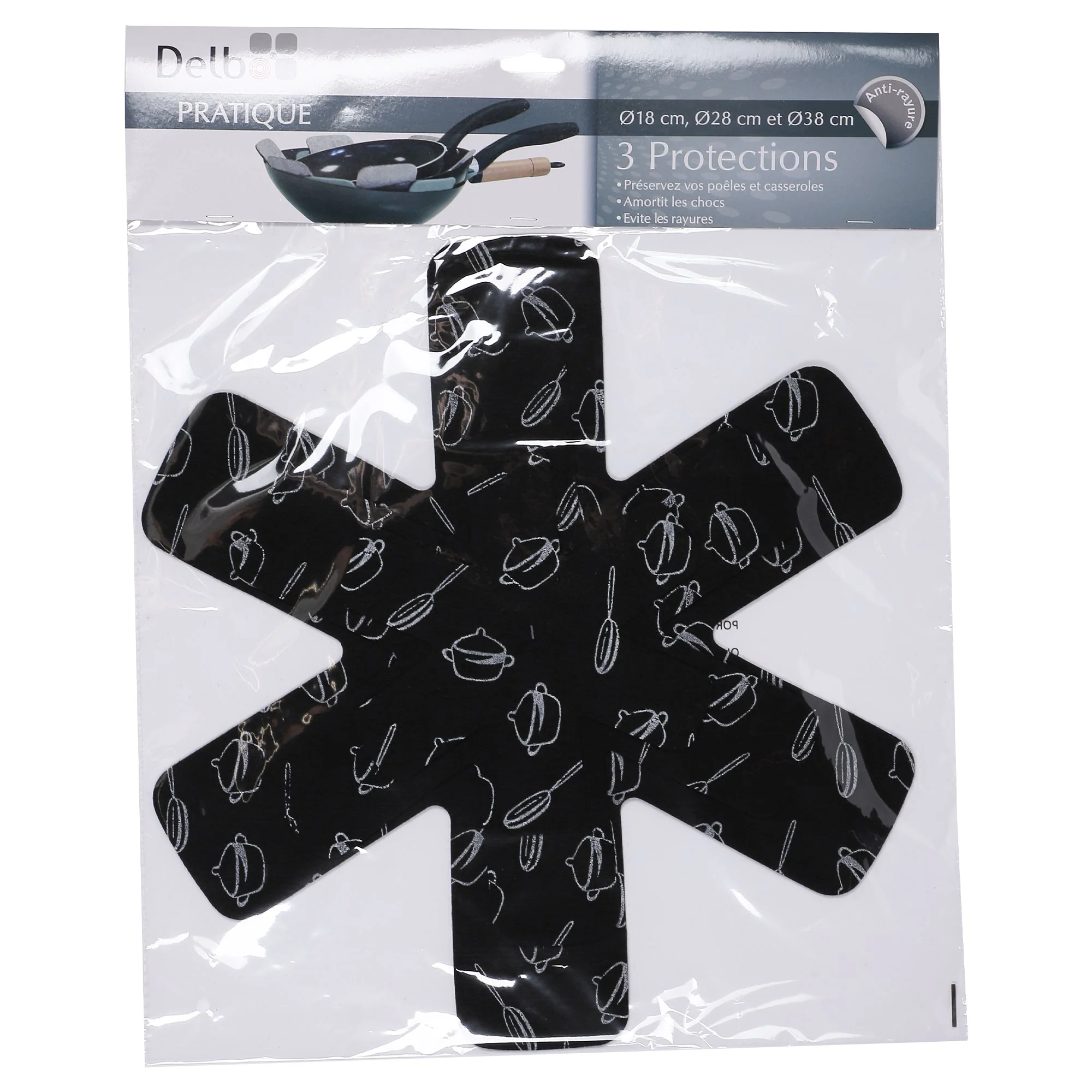 3 protections poêles anti rayure