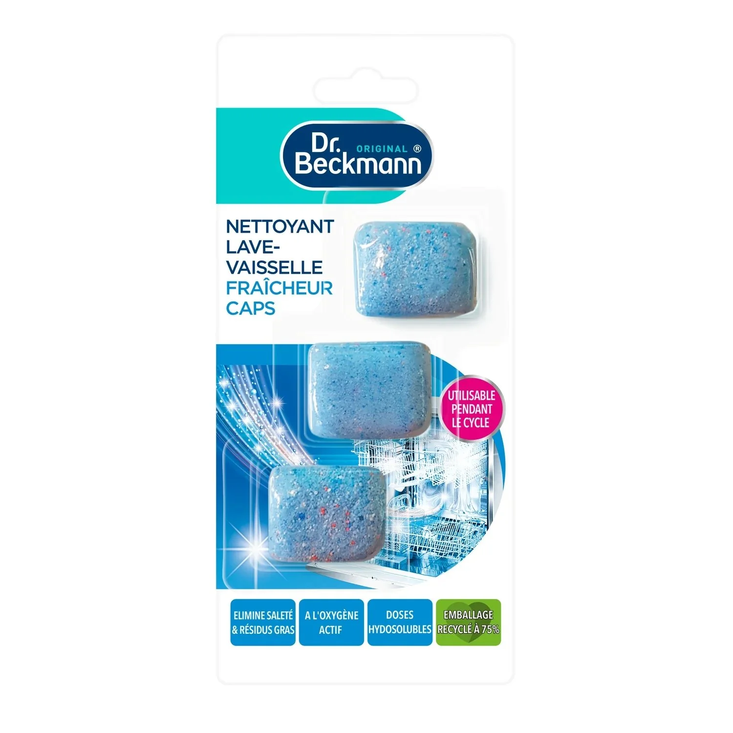 3 tablettes nettoyante lave vaisselle fraicheur