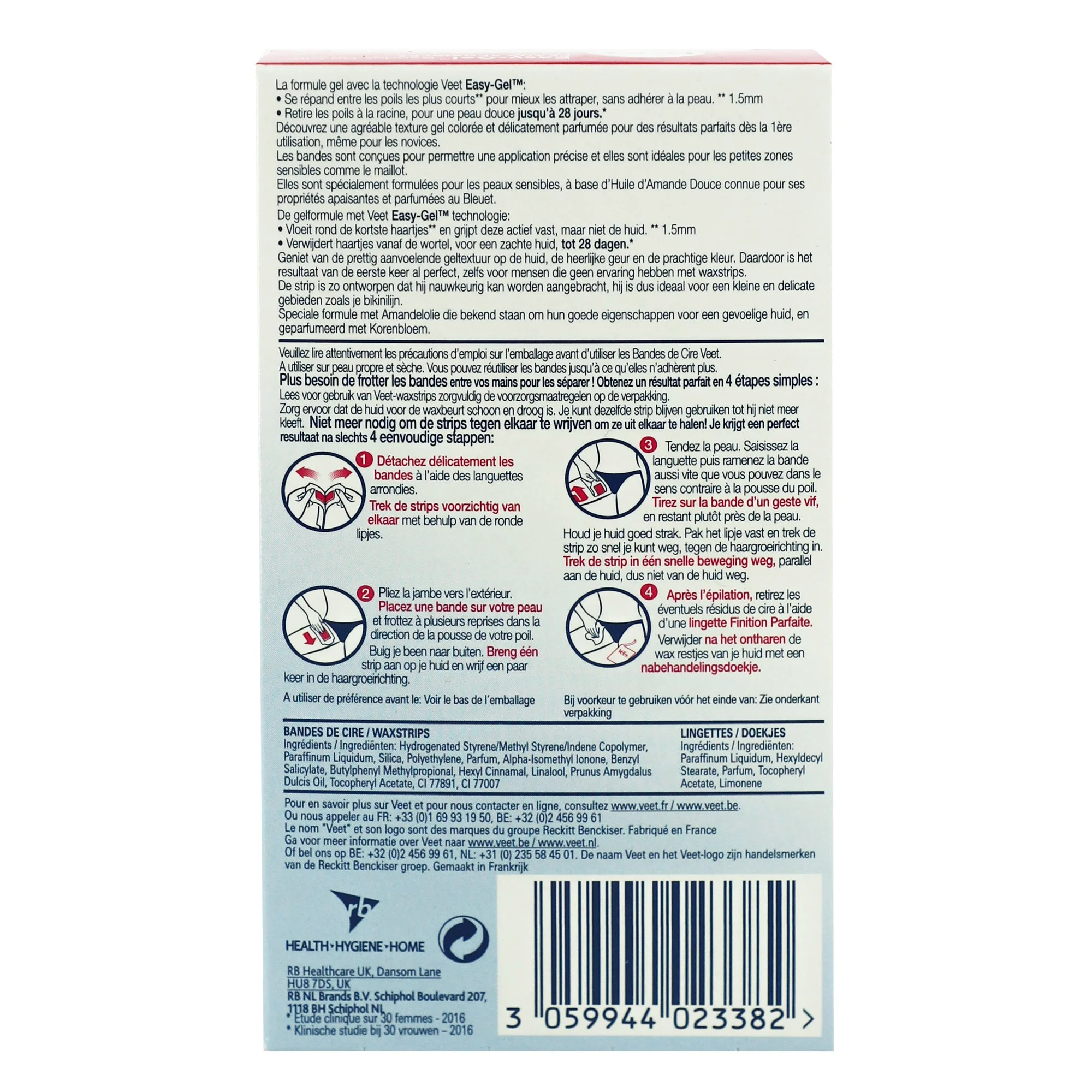 30 bandes de cire froide maillot et aisselles - Image 2