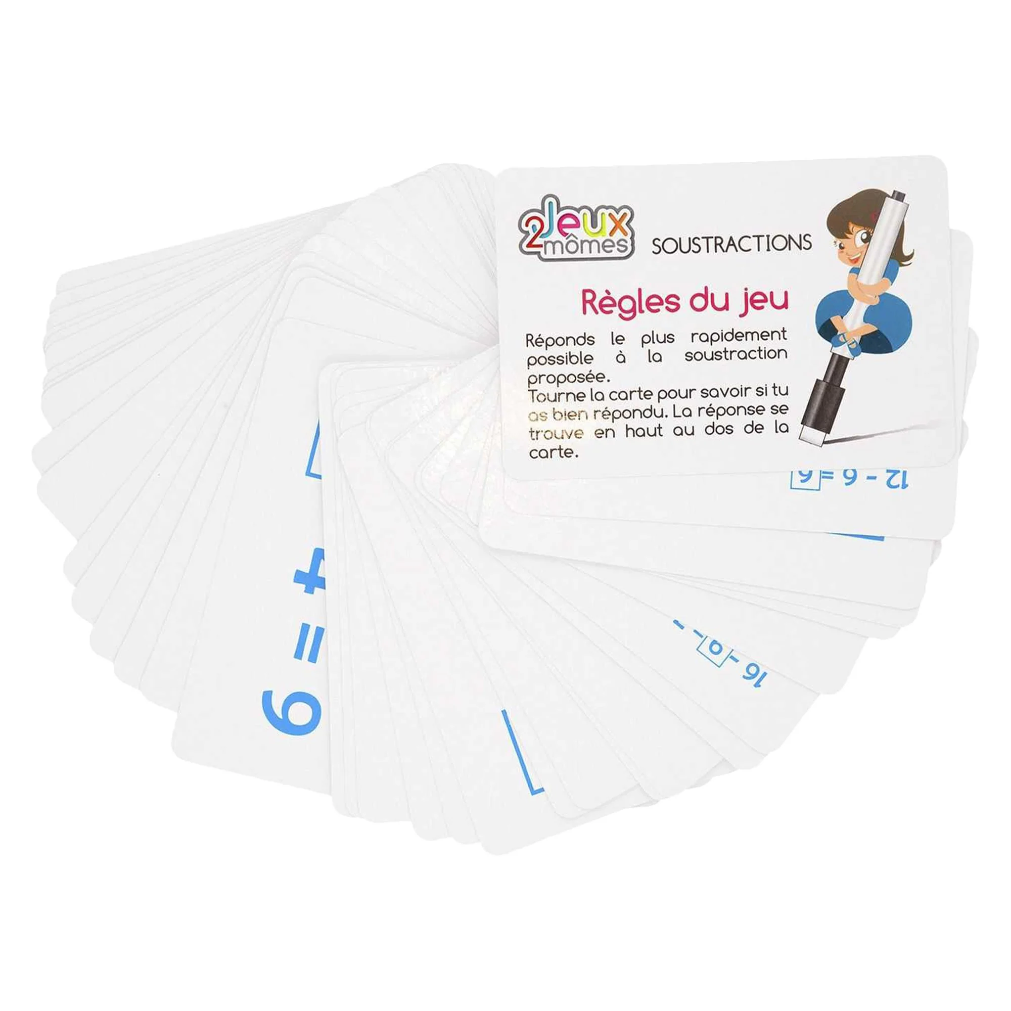 36 cartes effaçable pour apprendre le calcul - Image 6