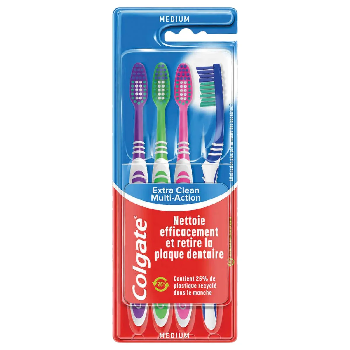 4 Brosses à dents Clean Medium