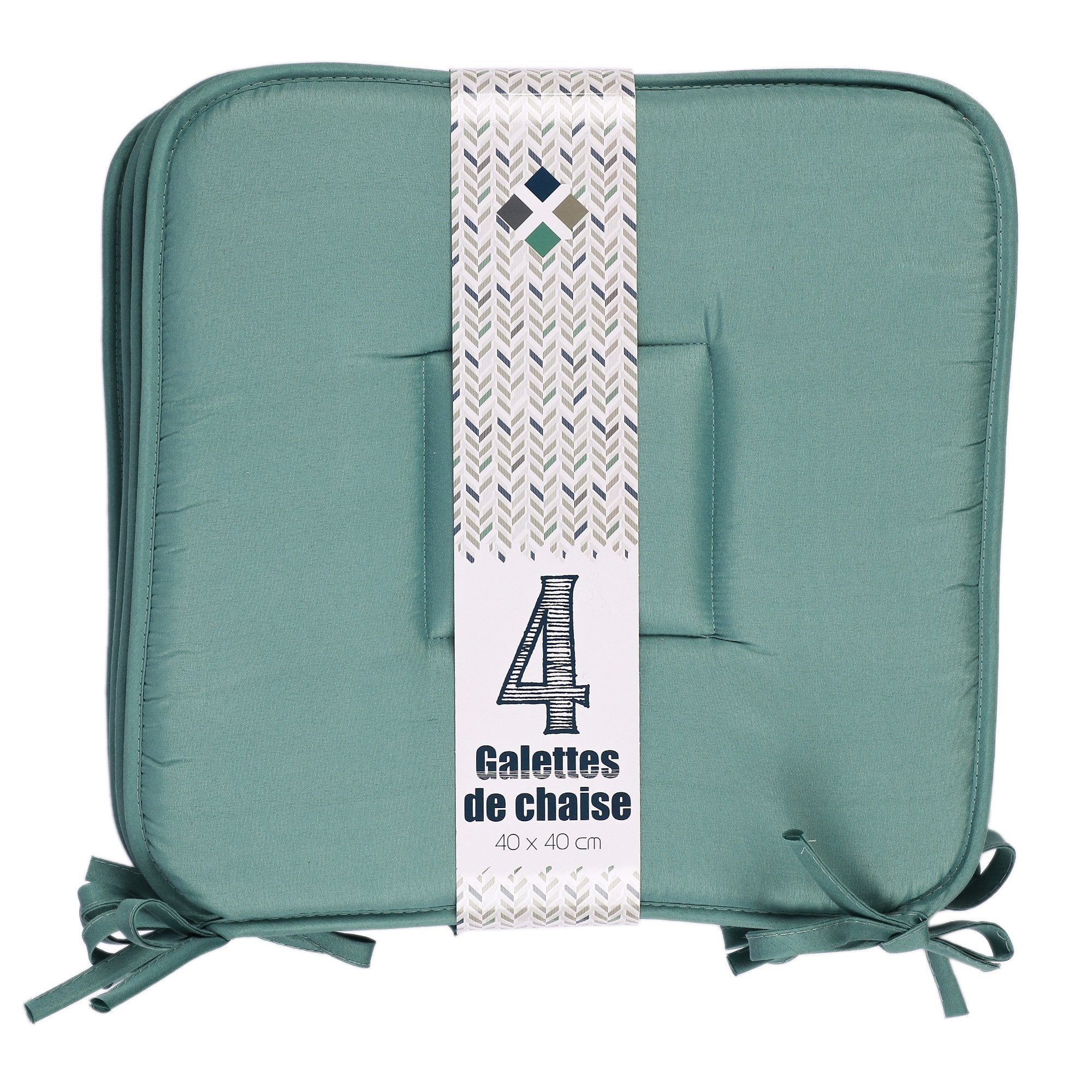 4 galettes de chaise  - Gris - Image 5