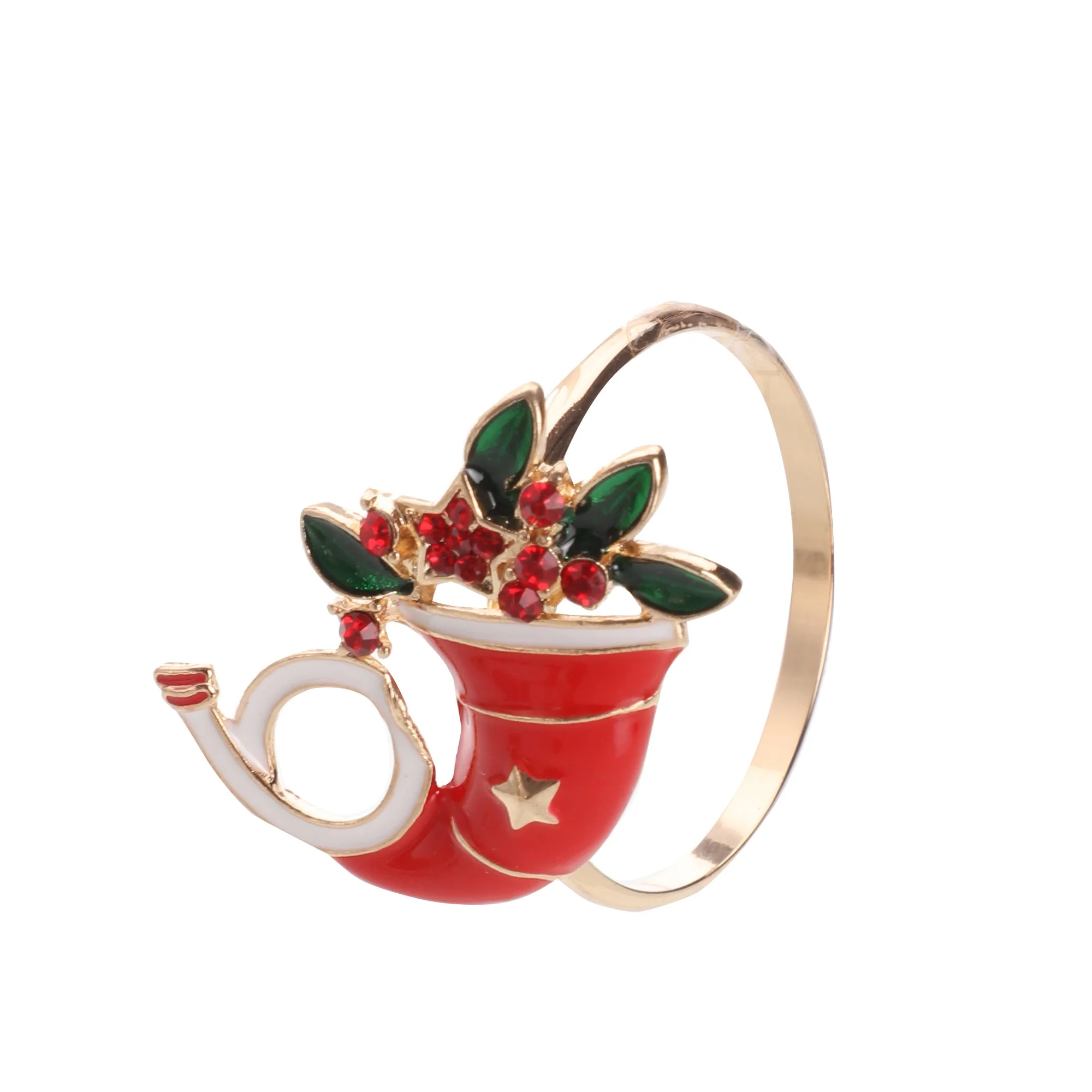 4 ronds de serviette de Noël - Image 3