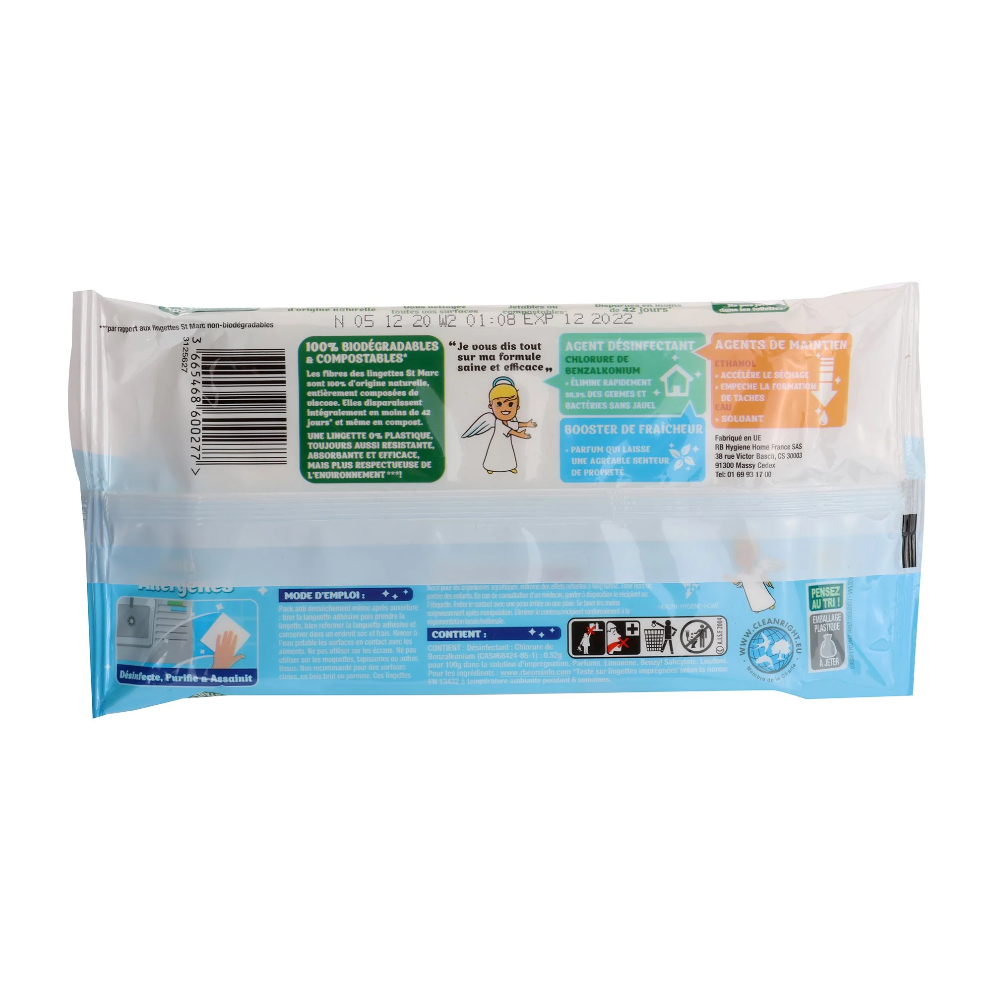 42 lingettes extra-larges anti-allergènes - Image 2
