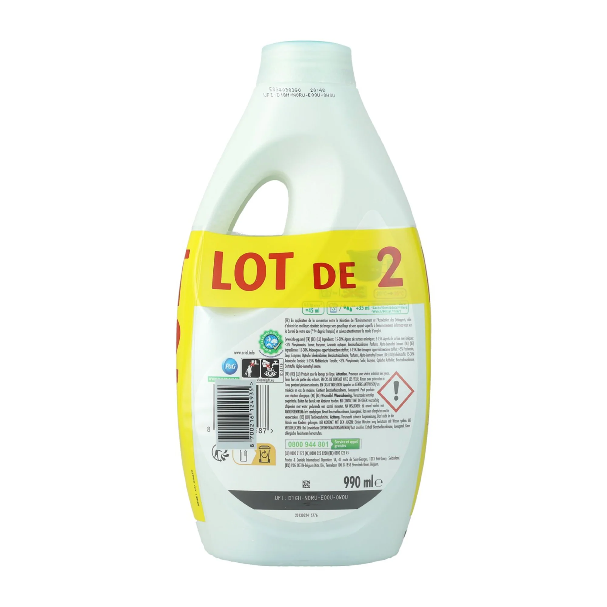 44 doses de lessive liquide ultra détachant - Image 3
