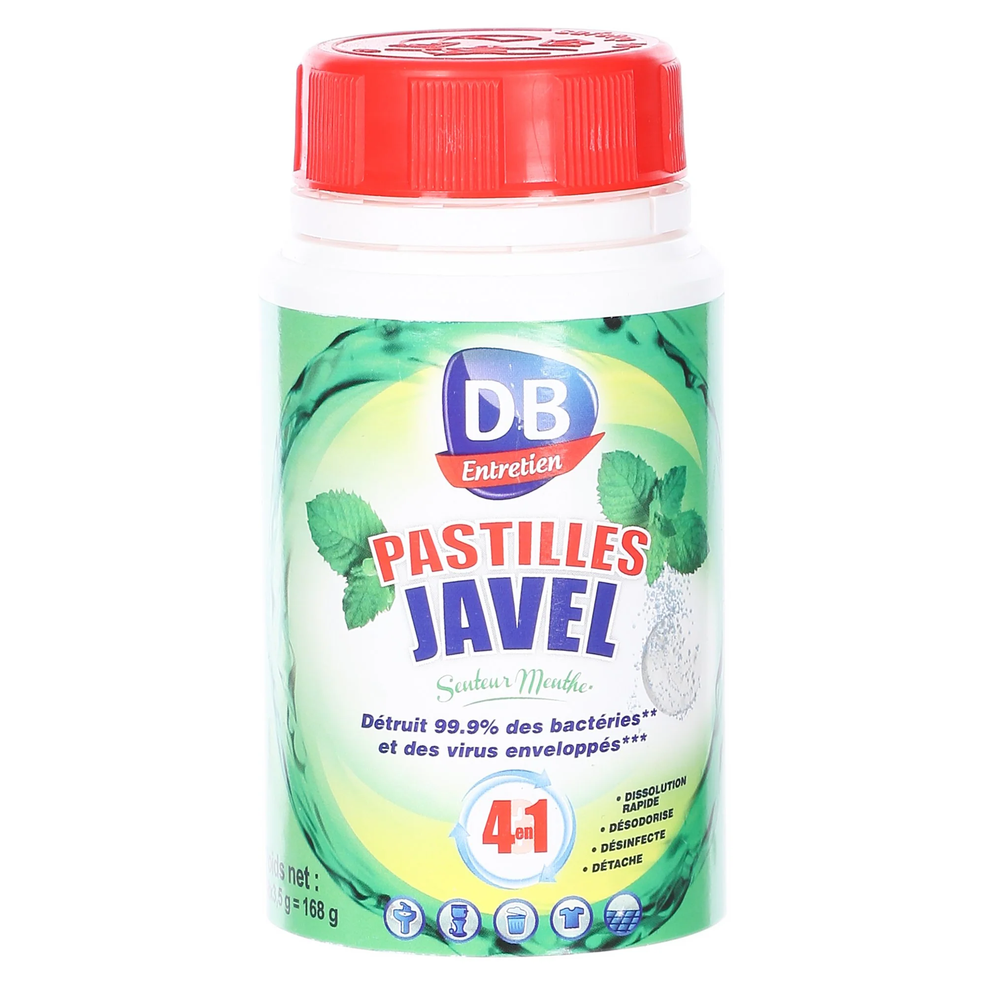 48 pastilles de javel senteur menthe