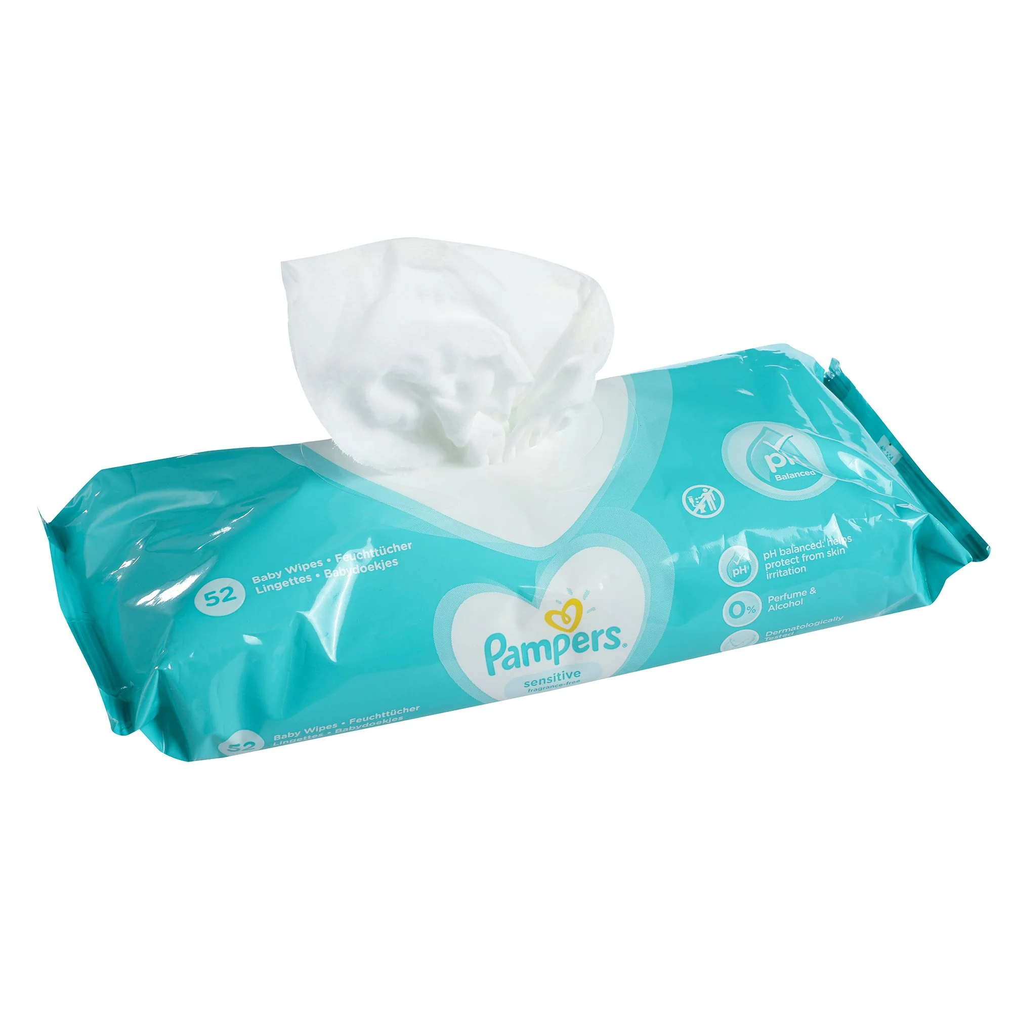 52 lingettes bébé sensitives - Image 2