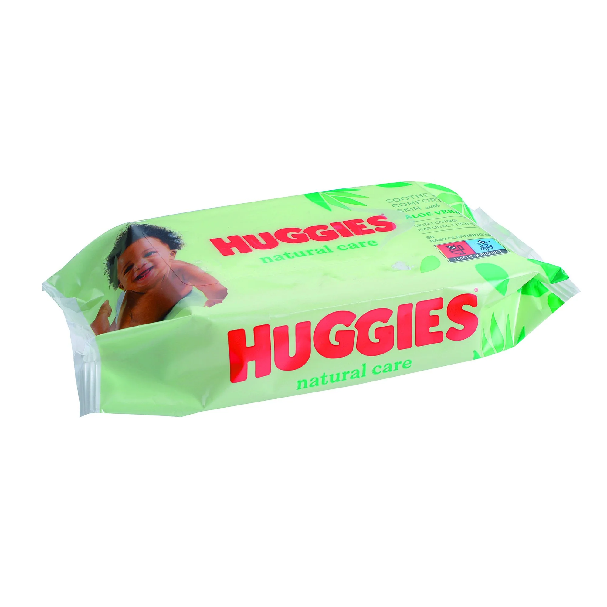 56 lingettes bébé natural care