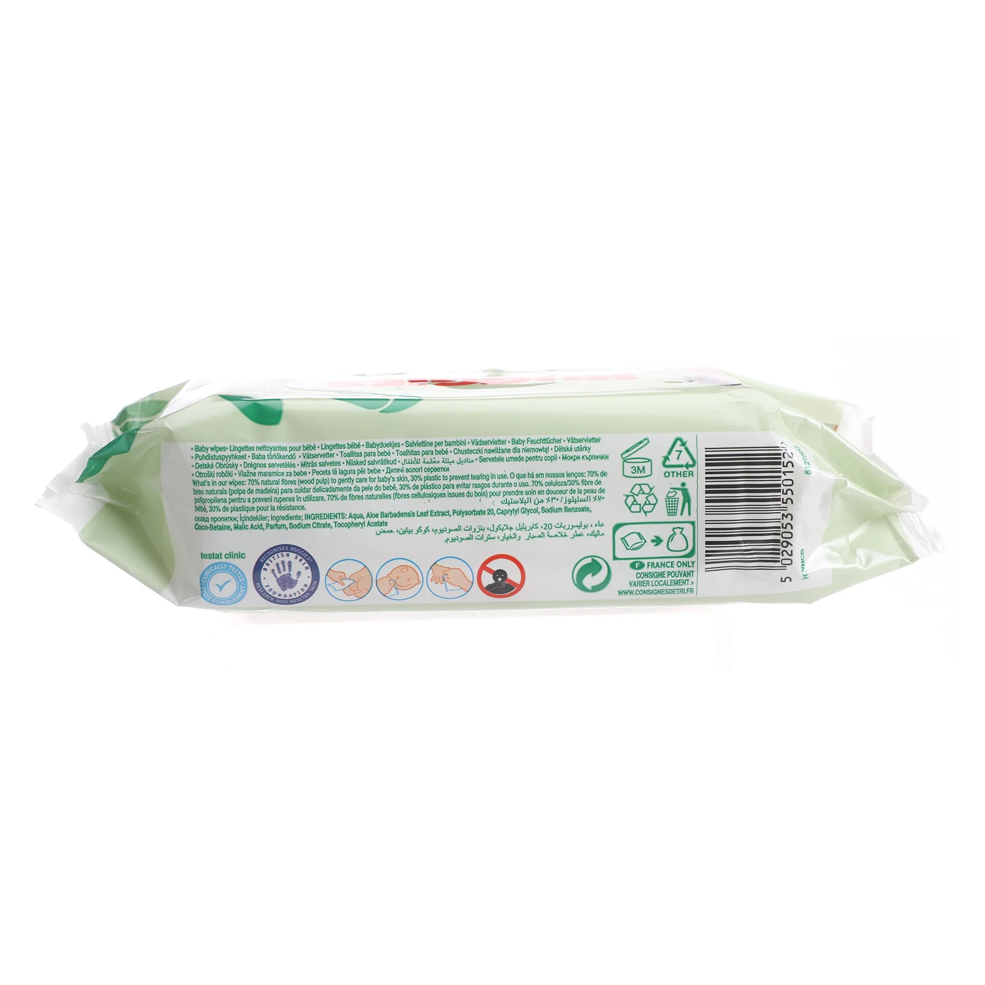 56 lingettes bébé natural care - Image 3