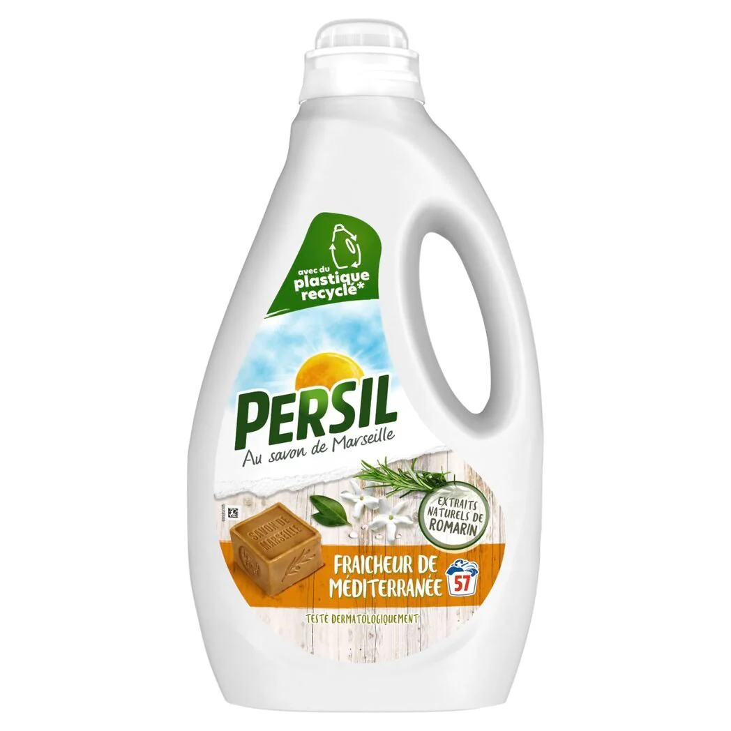 57 doses de lessive liquide - fraicheur de méditeranée