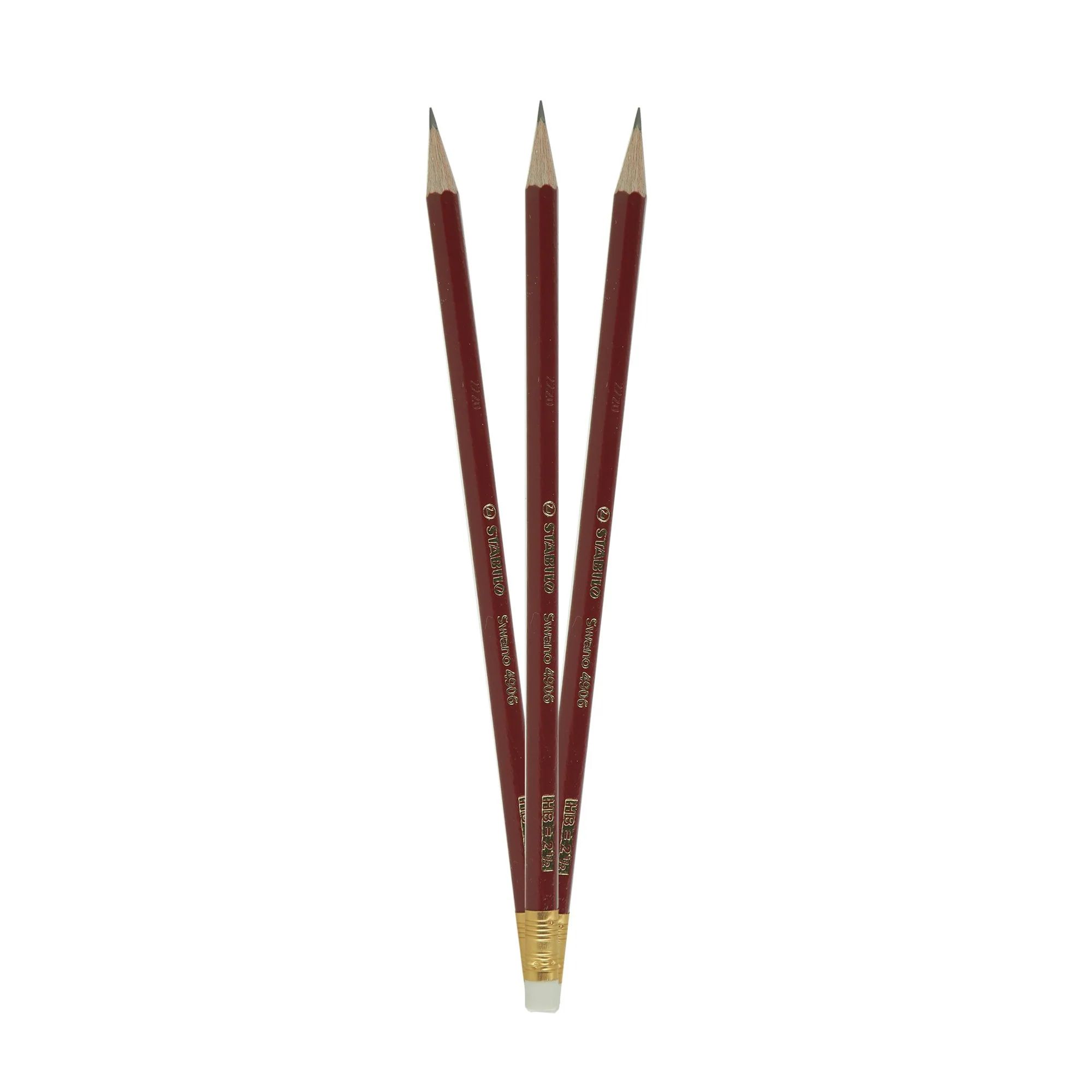 6 crayons HB bout gomme - Image 2
