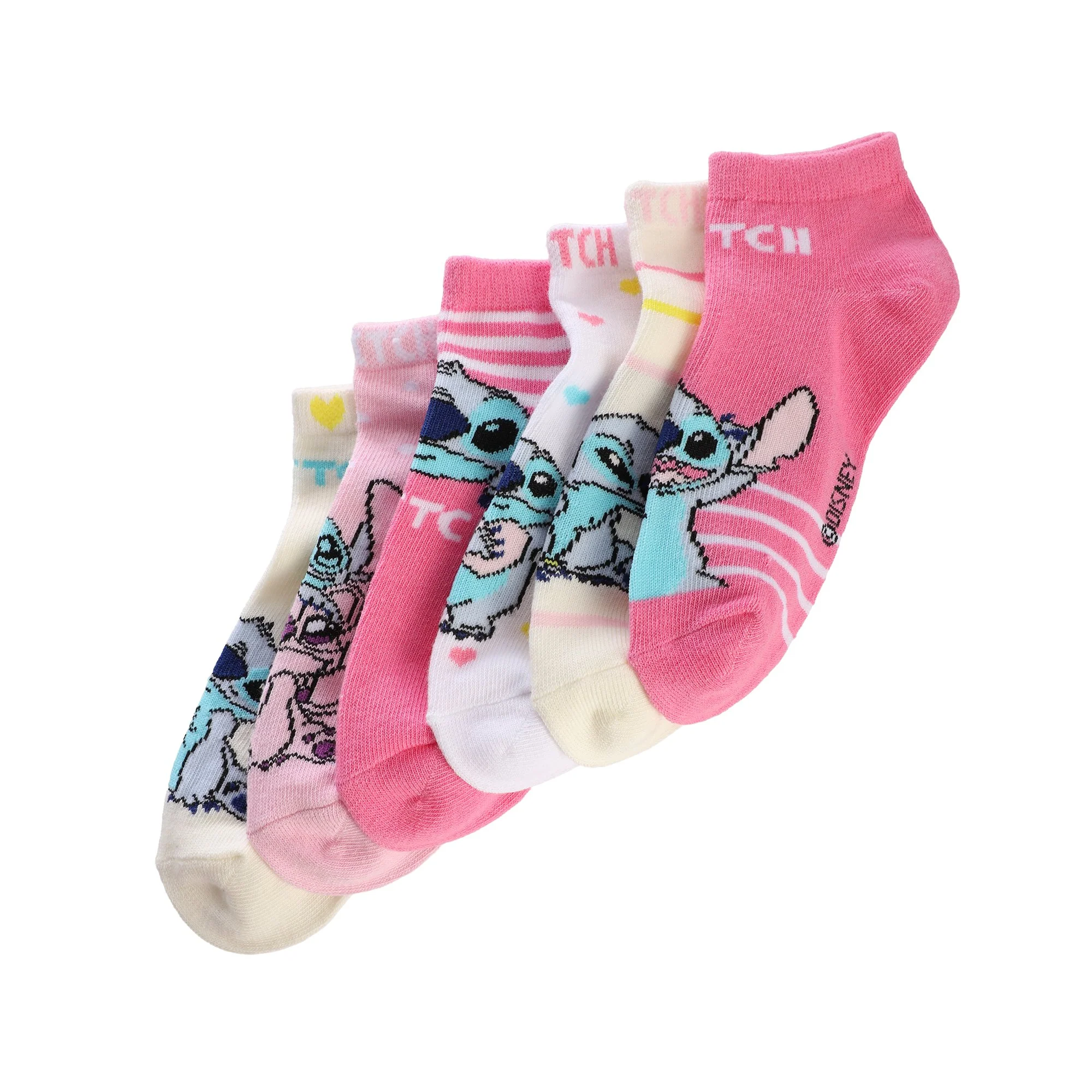6 paires de chaussettes courtes - Bleu - Image 2