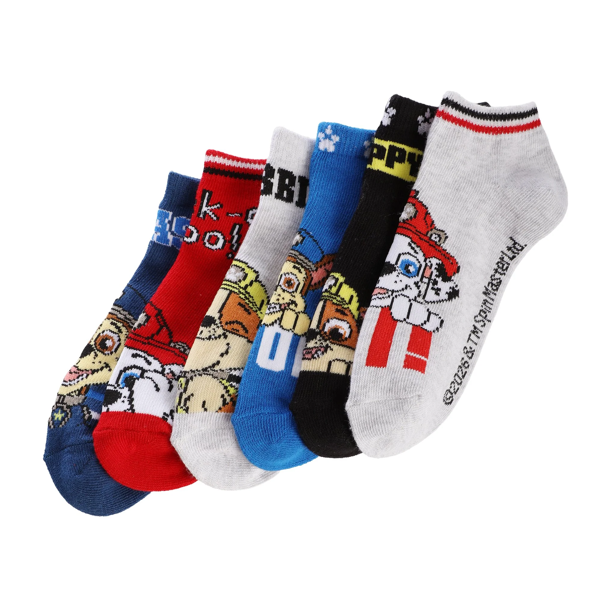 6 paires de chaussettes courtes - Gris - Image 2