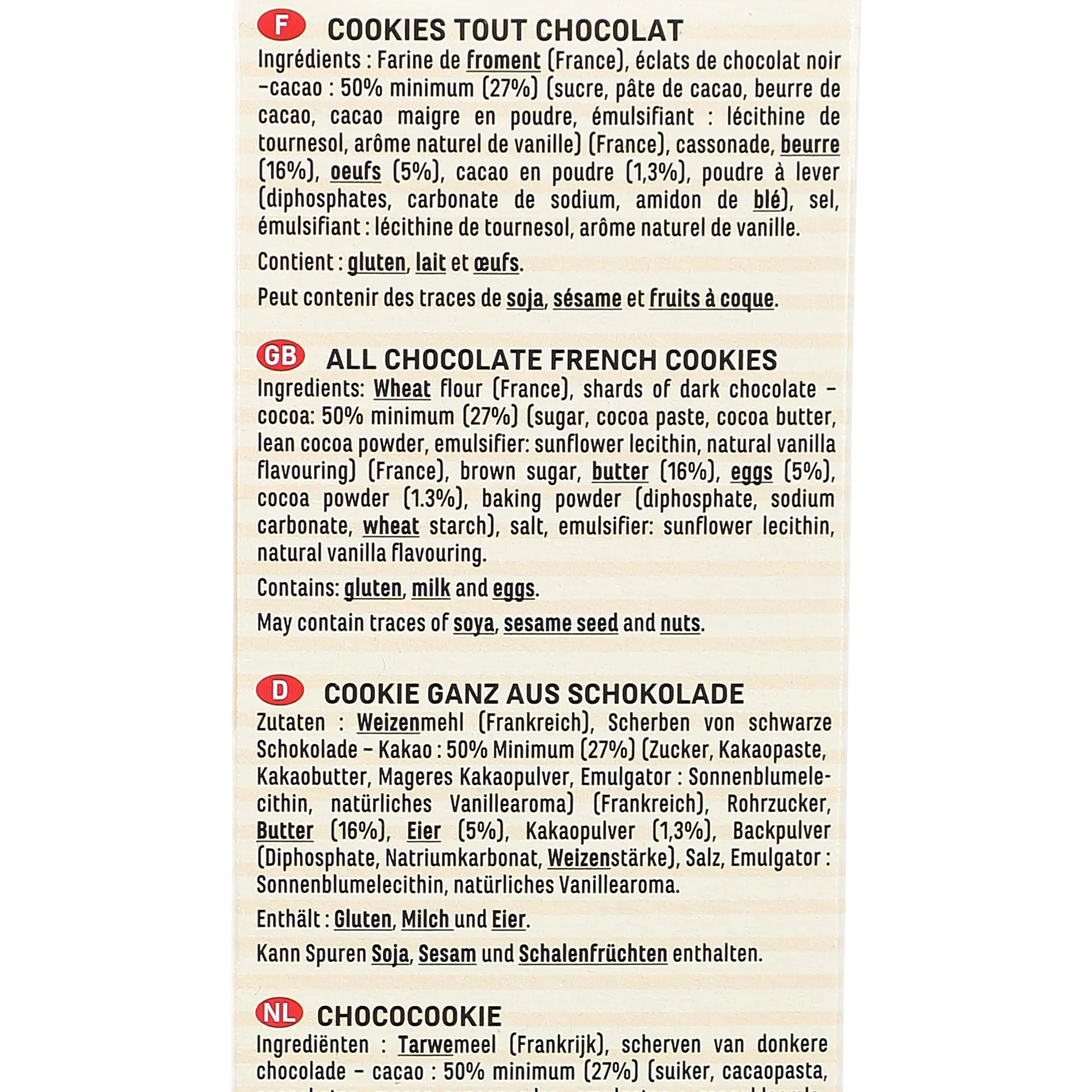 9 cookies tout chocolat - Image 2