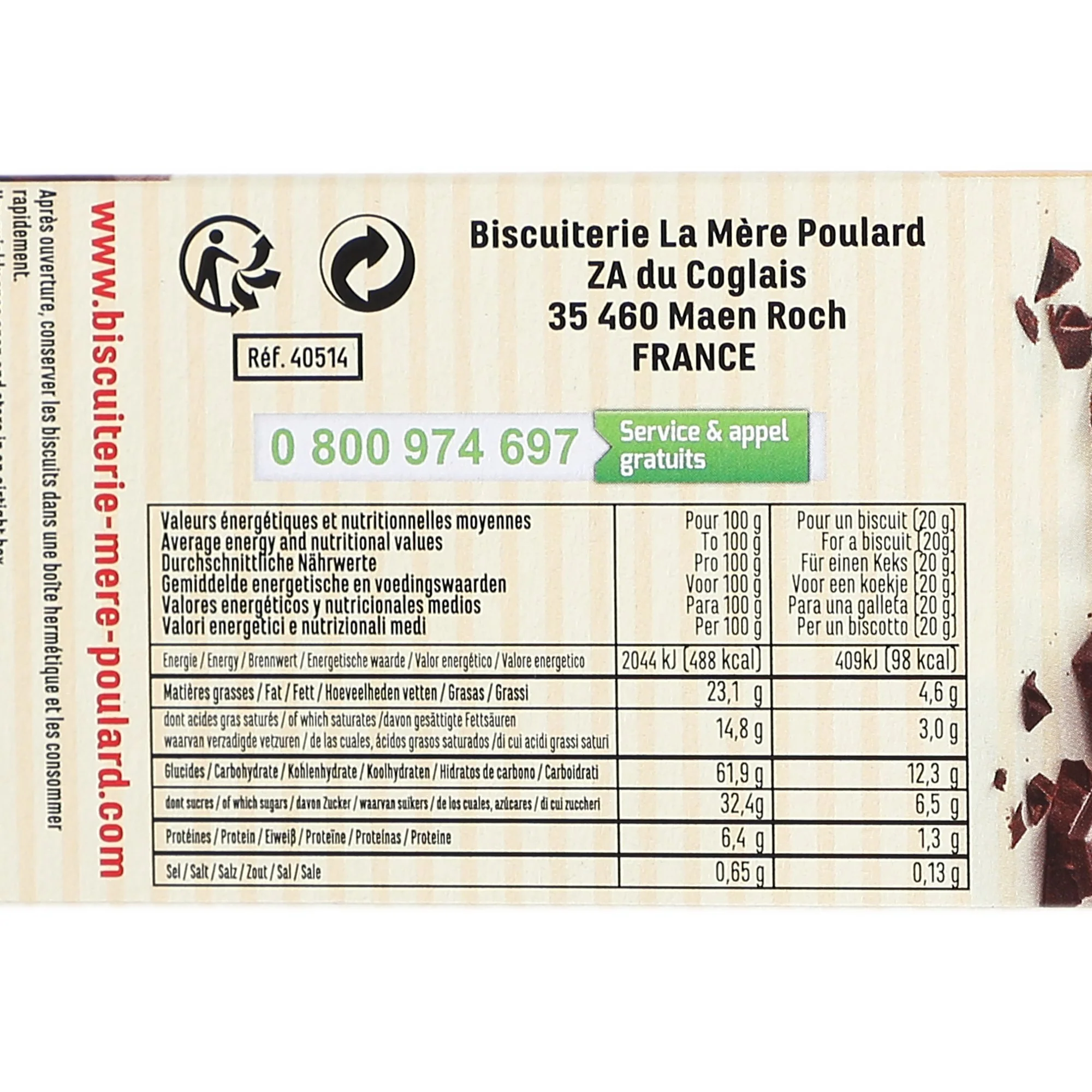 9 cookies tout chocolat - Image 3