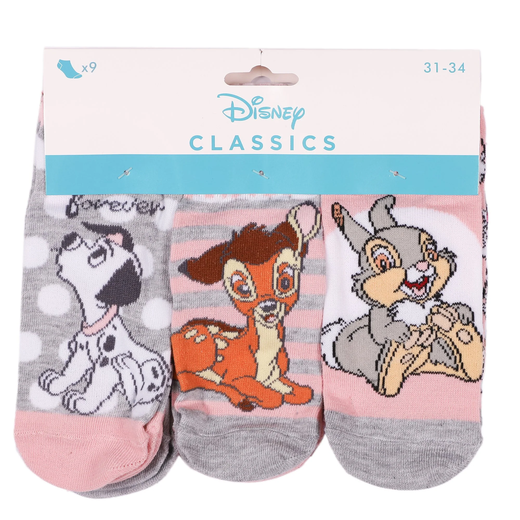 9 PR CHAUSSETTES TIGE COURTE LICENCE