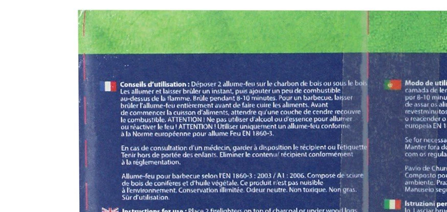 96 cubes allume feu en bois compressé végétal - Image 2