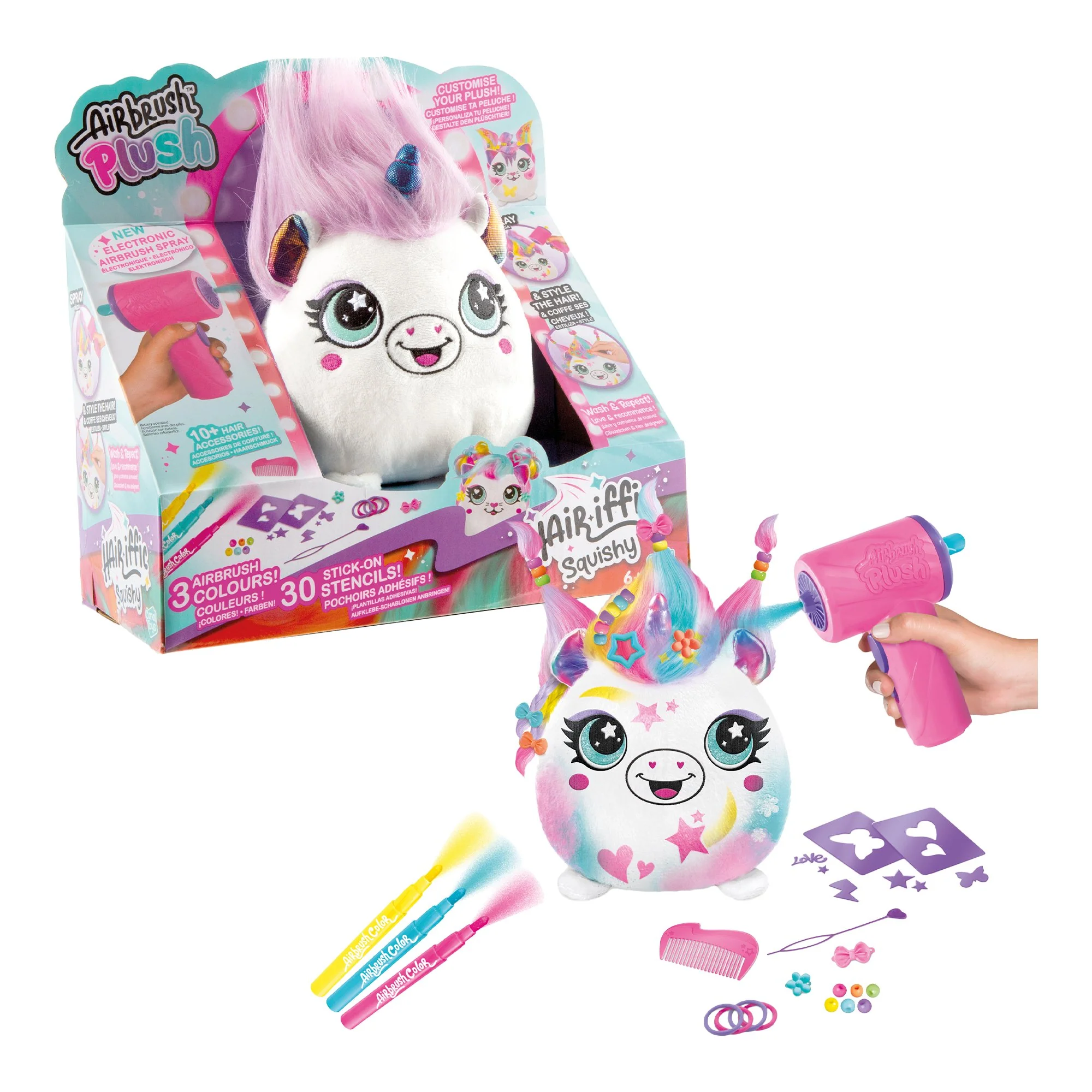 AIRBRUSH PLUSH - PELUCHE HAIR'IFFIC SQUISHY - Image 4