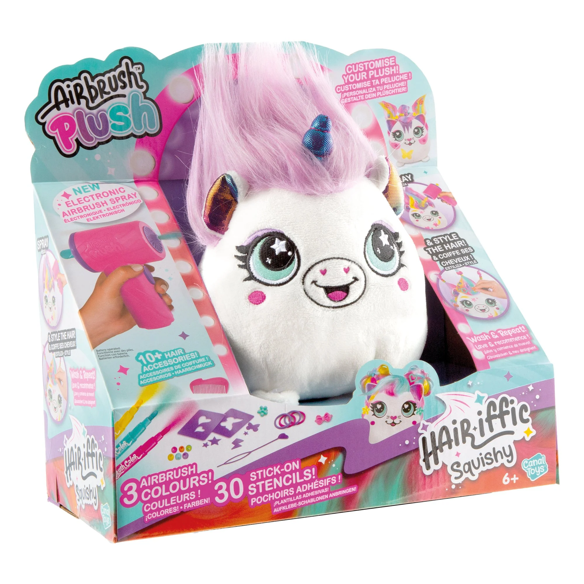 AIRBRUSH PLUSH - PELUCHE HAIR'IFFIC SQUISHY - Image 5
