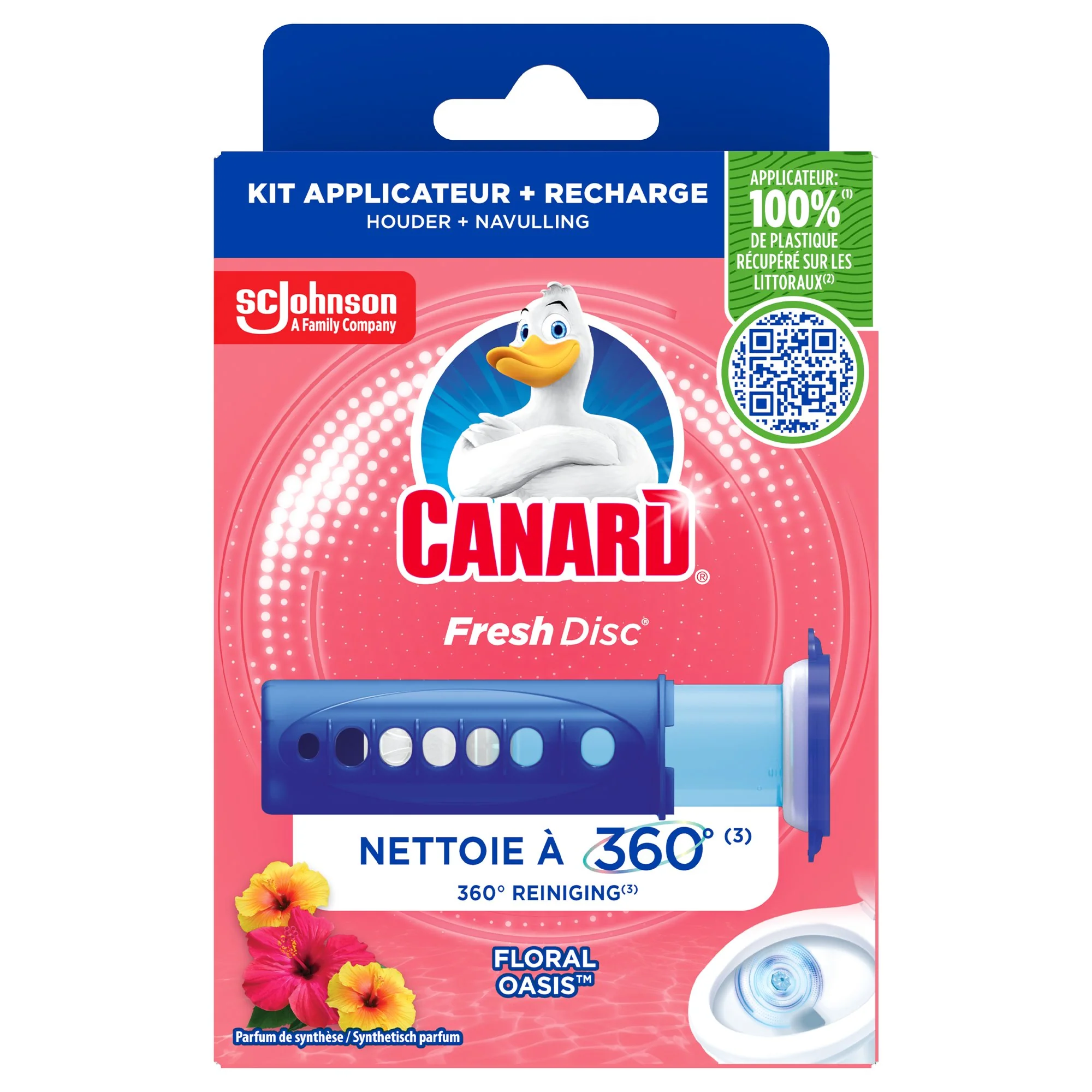 Applicateur fresh disc + 6 disques floral oasis