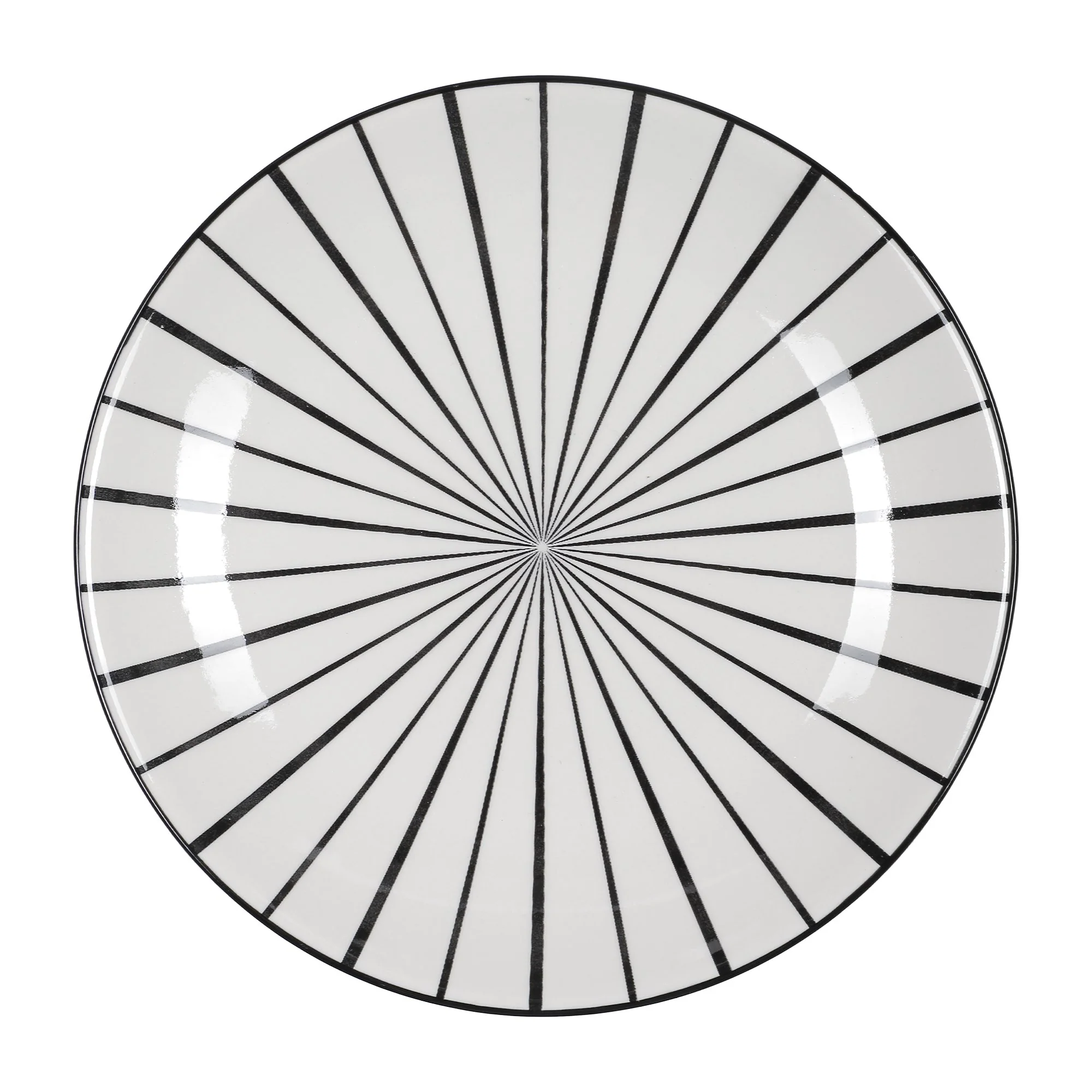 Assiette plate dolomite  - Noir - Image 2