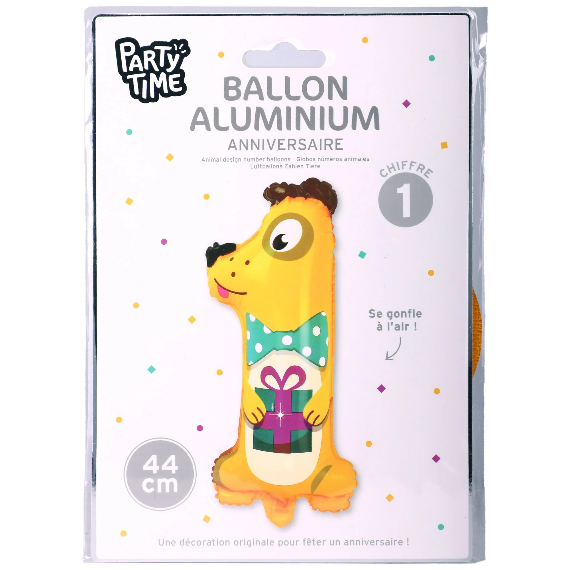 BALLON CHIFFRE ENFANTS FORMES