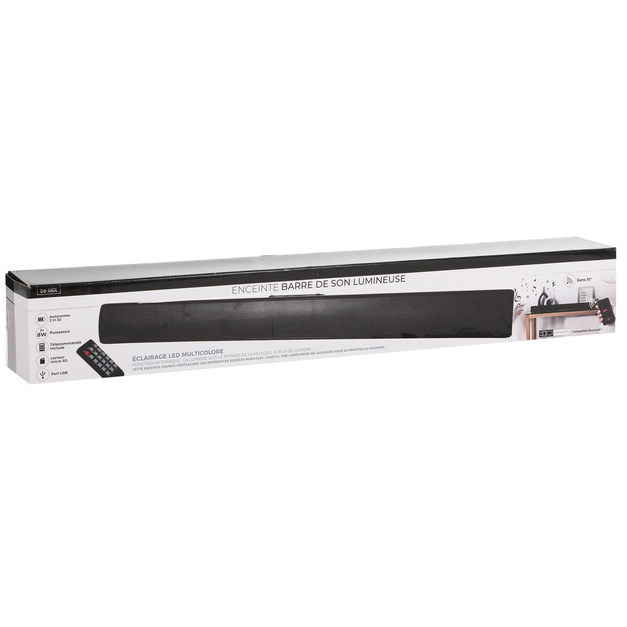 Barre de son LED 79cm - Image 5