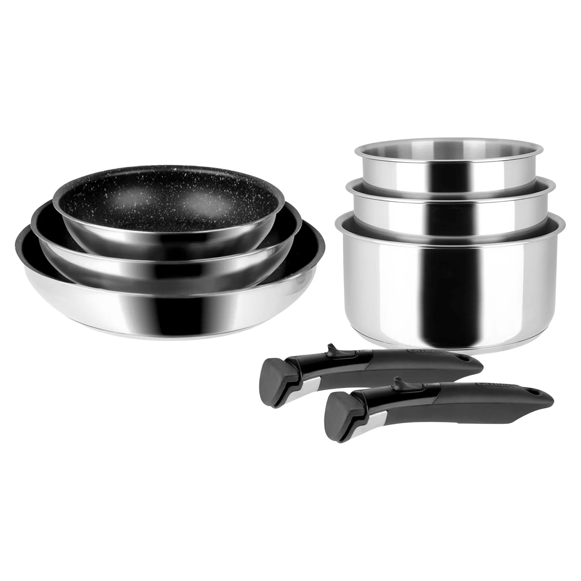 Batterie de cuisine 8 pièces en inox